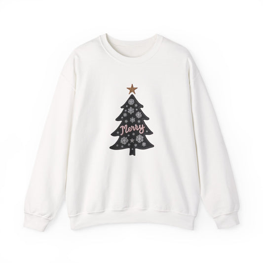 Merry Tree, Christmas sweatshirt, Unisex Heavy Blend™ Crewneck Sweatshirt