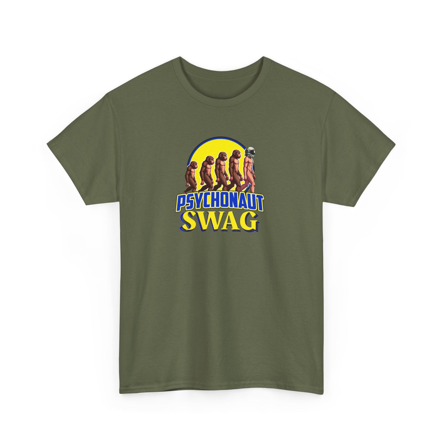 Psychonaut swag small biz, Heavy Cotton Tee, Cool Graphic T-Shirt, Streetwear Top, Gift for Psychonauts, Fun Casual Wear