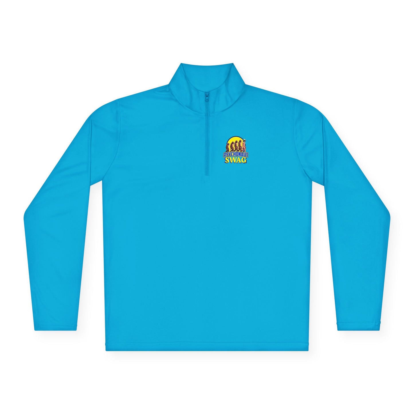 Psychonaut swag, small biz, Unisex Quarter-Zip Pullover with Vibrant Design, Cozy Layer, Ideal for Outdoor Activities, Gift for Him/Her, Perfect for Fall