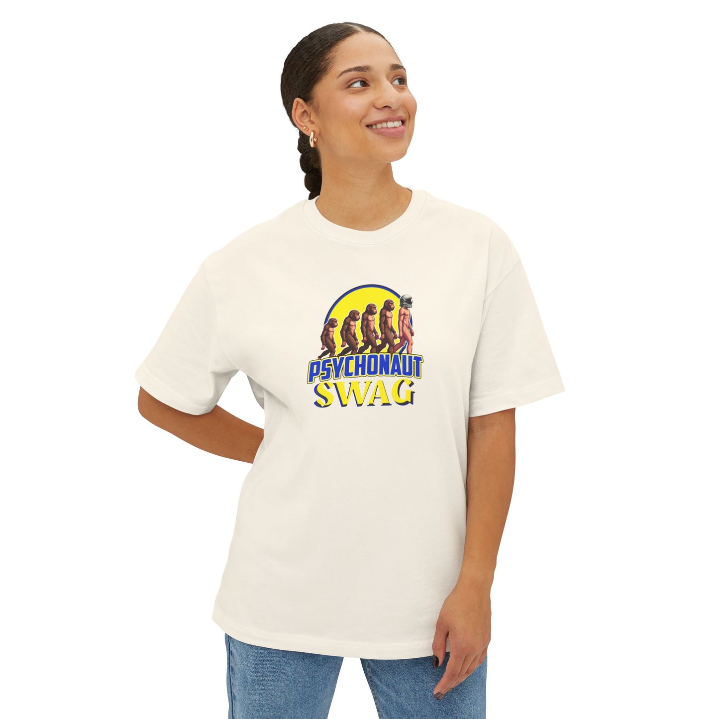 Psychonaut swag, small biz, Boxy Tee, Oversized Tee, Unisex T-Shirt, Casual Wear, Gift for Gamers, Streetwear Fashion, Summer Style
