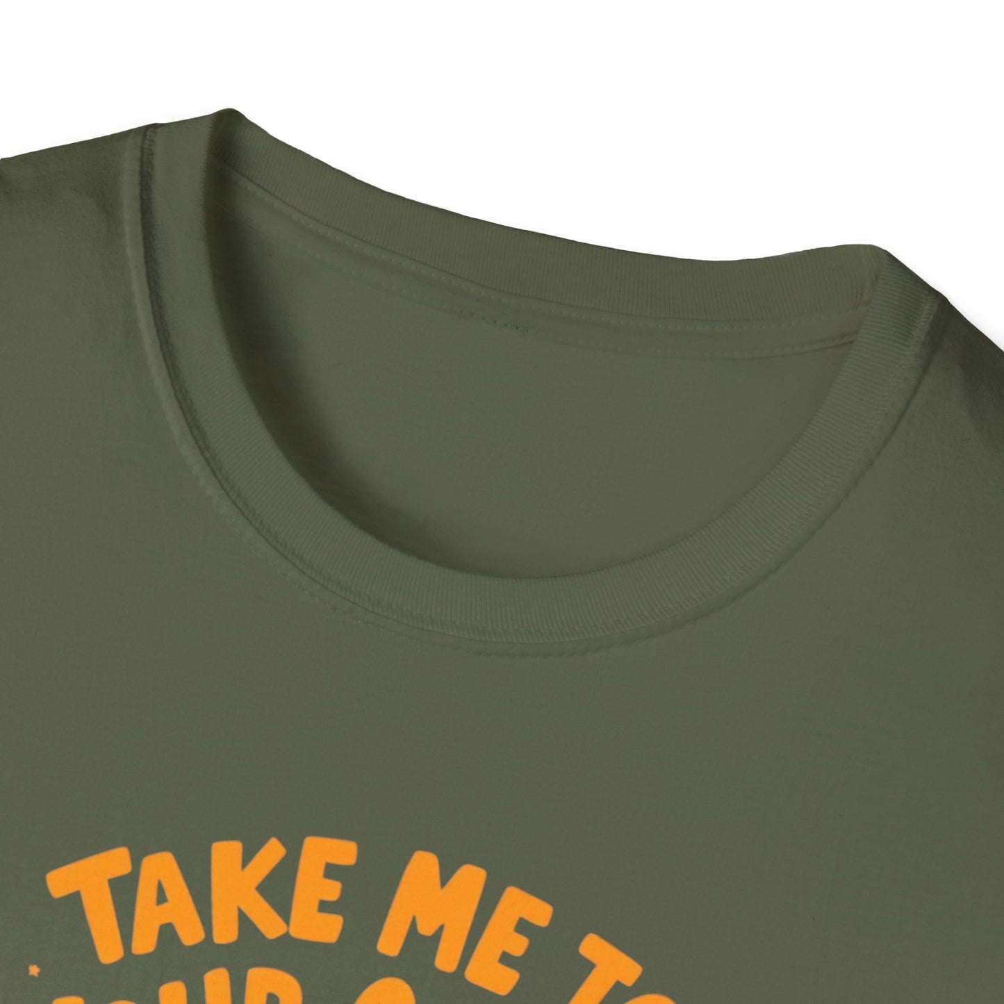 Trick or Treat Alien, T-Shirt, Cute Graphic Tee, Trick or Treat Shirt, Unisex Halloween Apparel, Fun Holiday Outfit