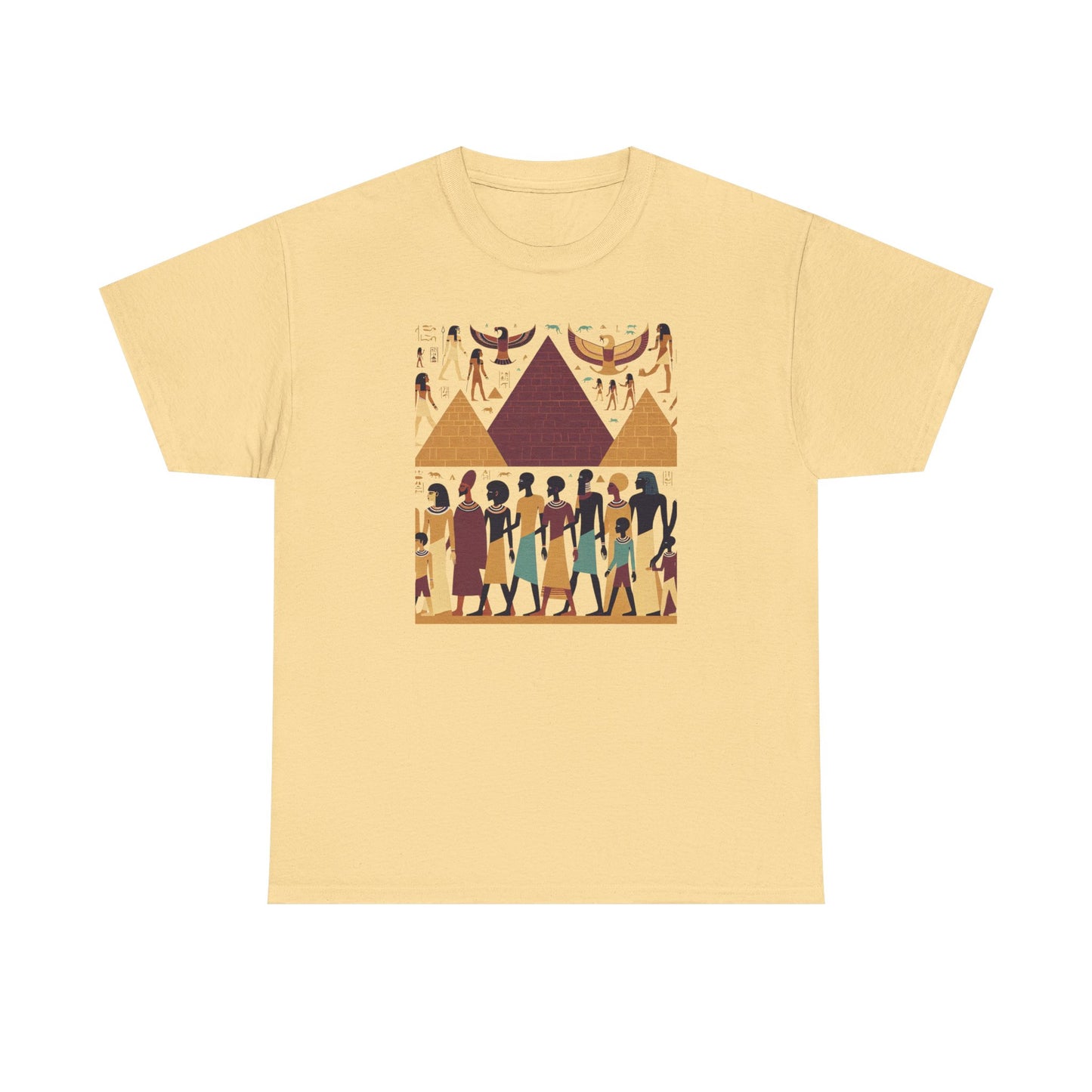 Hieroglyphic Recall, Unisex Heavy Cotton Tee - Psychonaut Swag