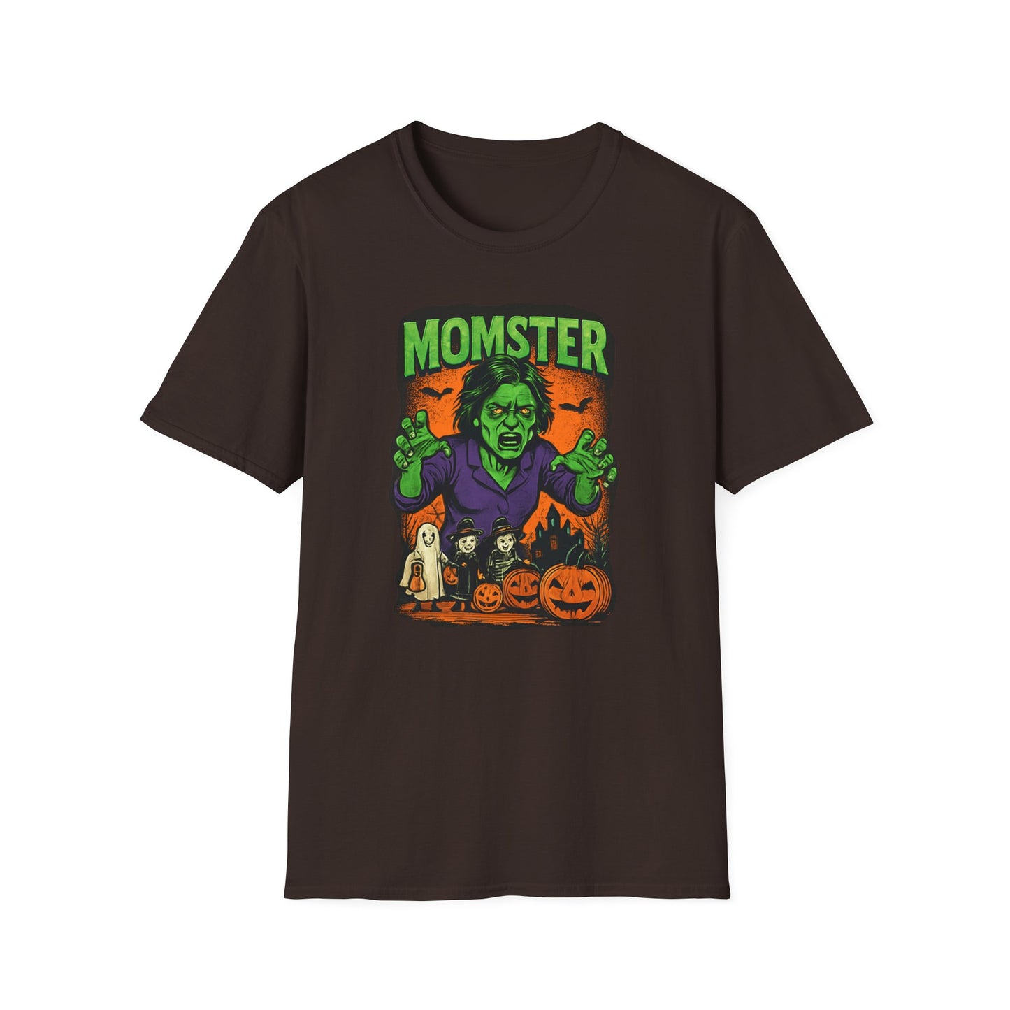 Halloween Momster T-Shirt, Unisex Spooky Tee, Cute Halloween Shirt, Gift for Halloween Lovers, Family Costume Shirt, Trick or Treat Shirt
