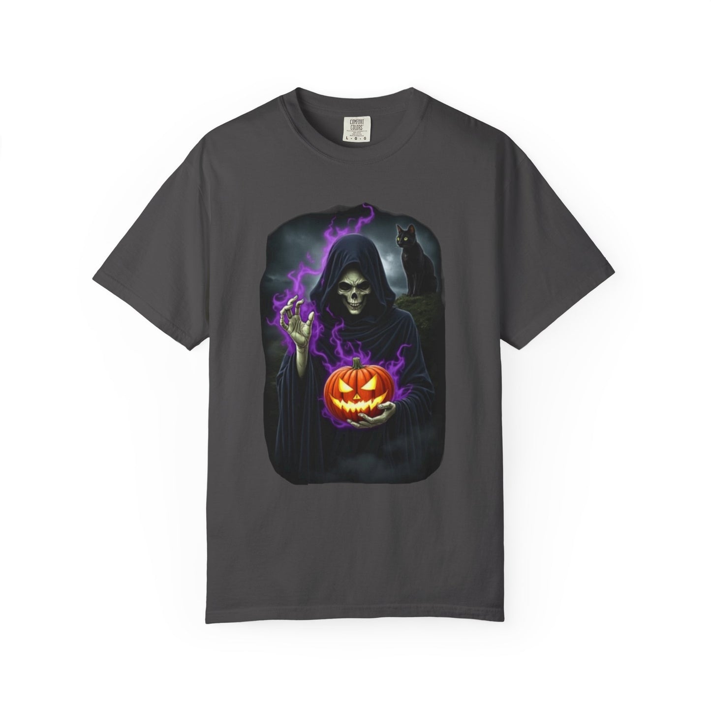 Spooky Halloween T-Shirt, Unisex Garment-Dyed Tee, Trick or Treat Shirt, Fall Fashion, Halloween Costume, Gift for Halloween Lovers