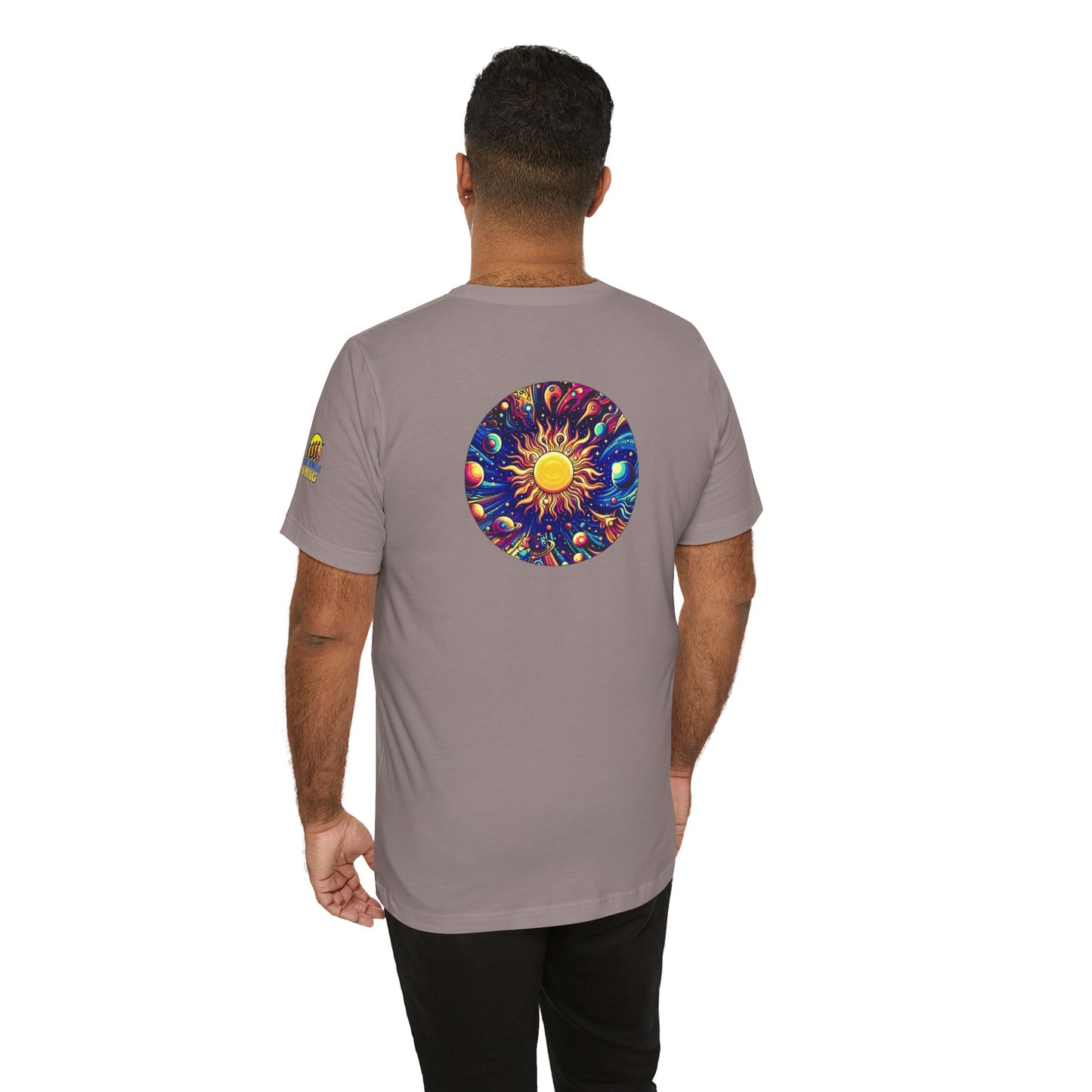 Psychonaut Staple solar system, Unisex Jersey Short Sleeve Tee
