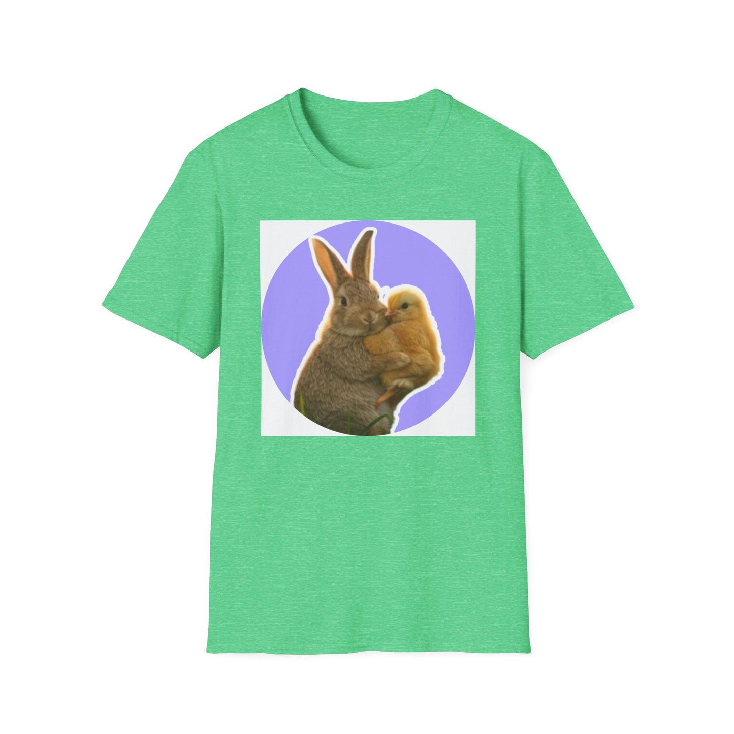 Easter Bunny and Chic, Unisex Softstyle T-Shirt