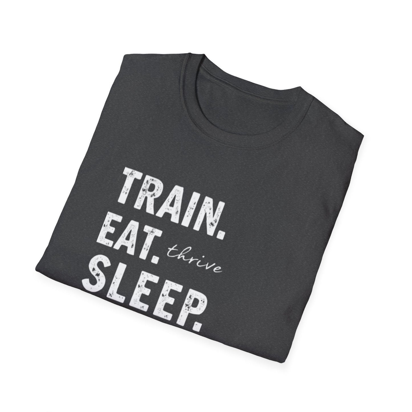 Train Eat Sleep Repeat T-Shirt, Fitness Apparel, Gym Wear, Motivational Shirt, Casual Unisex Tee - Psychonaut Swag
