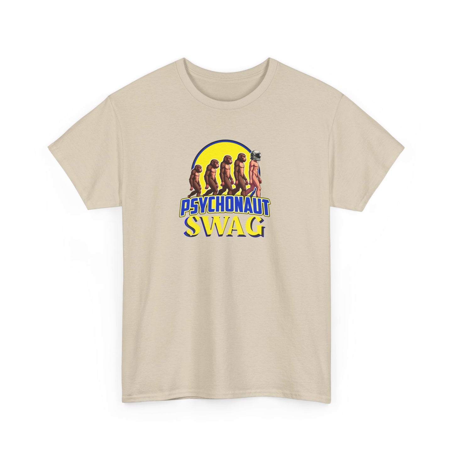 Psychonaut swag small biz, Heavy Cotton Tee, Cool Graphic T-Shirt, Streetwear Top, Gift for Psychonauts, Fun Casual Wear