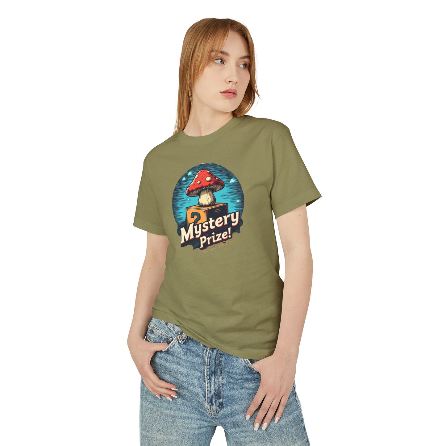 Questionable Mushroom Mystery Tee, Fun Gift for Gamers, Casual Style Shirt, Vintage Vibe Tee, Unisex Cotton Tee for Festivals - Psychonaut Swag