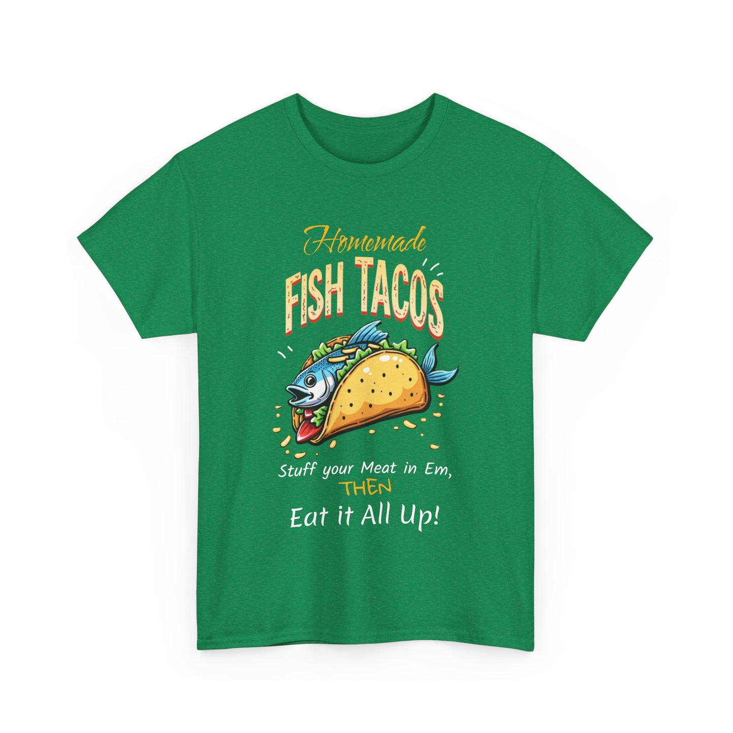 Fish Tacos Unisex Cotton Tee - Perfect for Food Lovers & Taco Tuesday - Psychonaut Swag