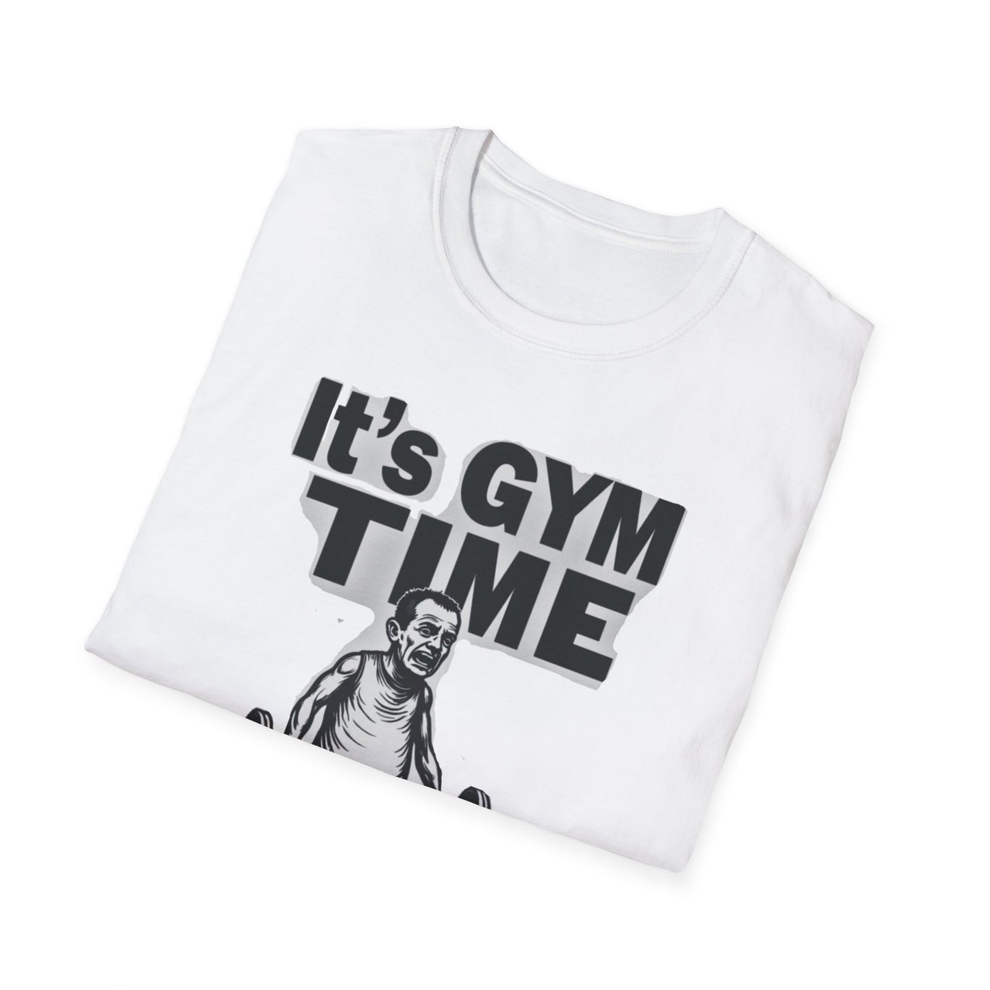 It's Gym Time T-Shirt, Motivational Workout Shirt, Fitness Apparel, Gift for Gym Lovers, Casual Sport Tee - Psychonaut Swag