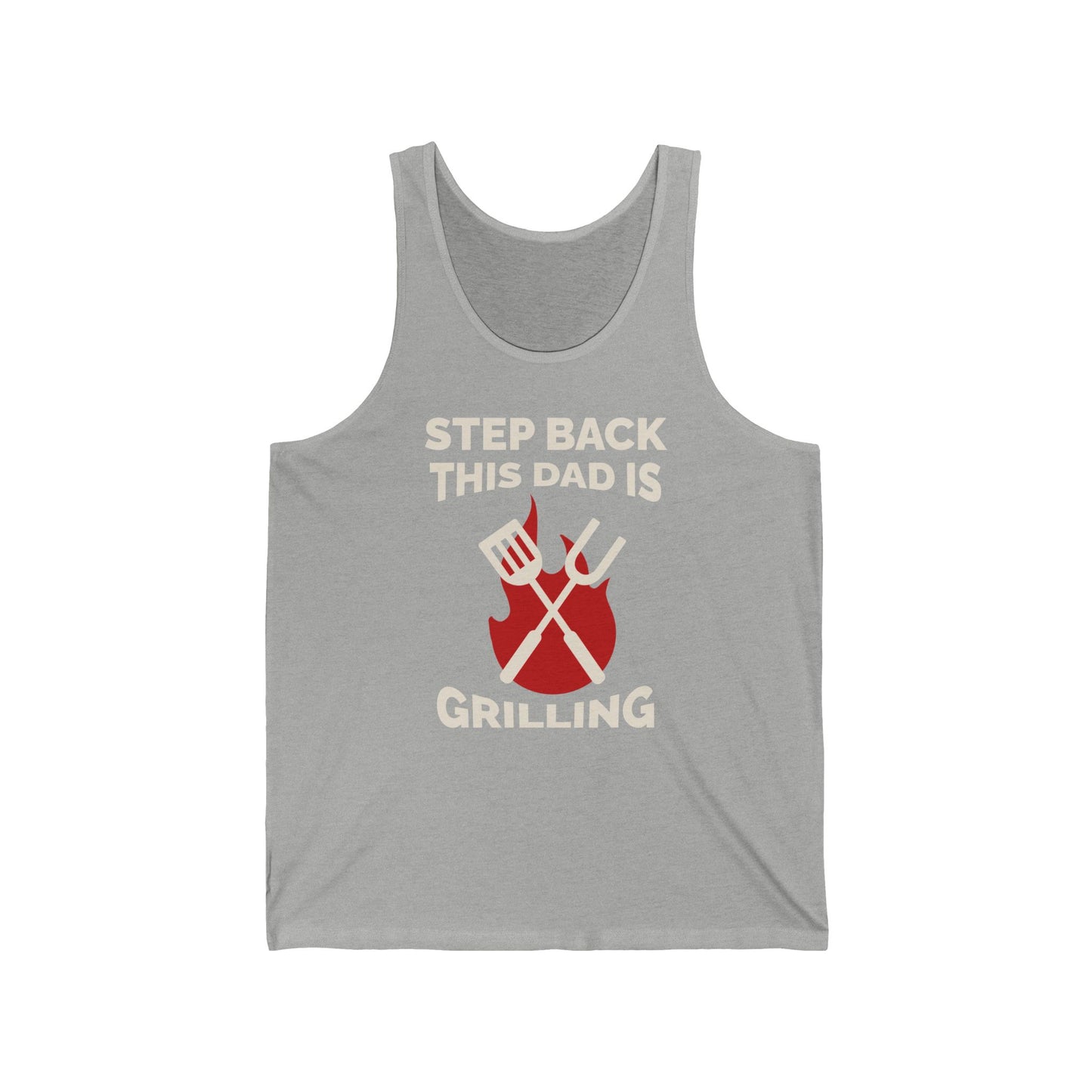 Tank Top - Dad's Best Way to Show Them Guns Grill Out in the Sun - Psychonaut Swag