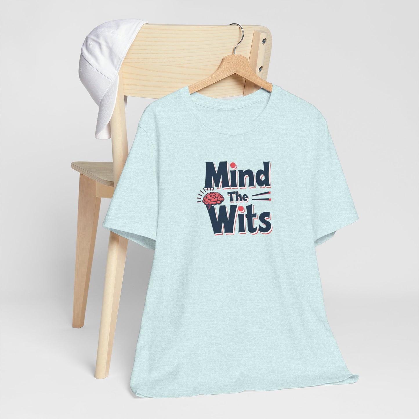 Mind The Wits Unisex Tee - Fun Brainy Humor Shirt for Gift, Casual Wear, Trivia Nights, Brain Games, Educational Events - Psychonaut Swag