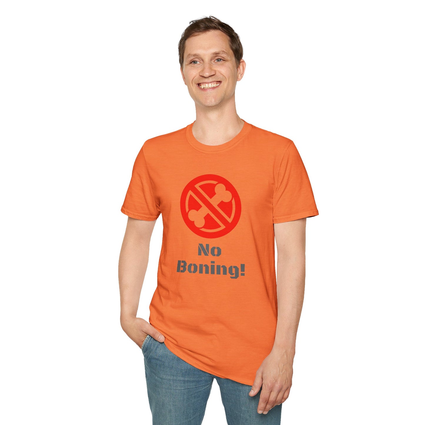 No Boning, Unisex Softstyle T-Shirt - Psychonaut Swag