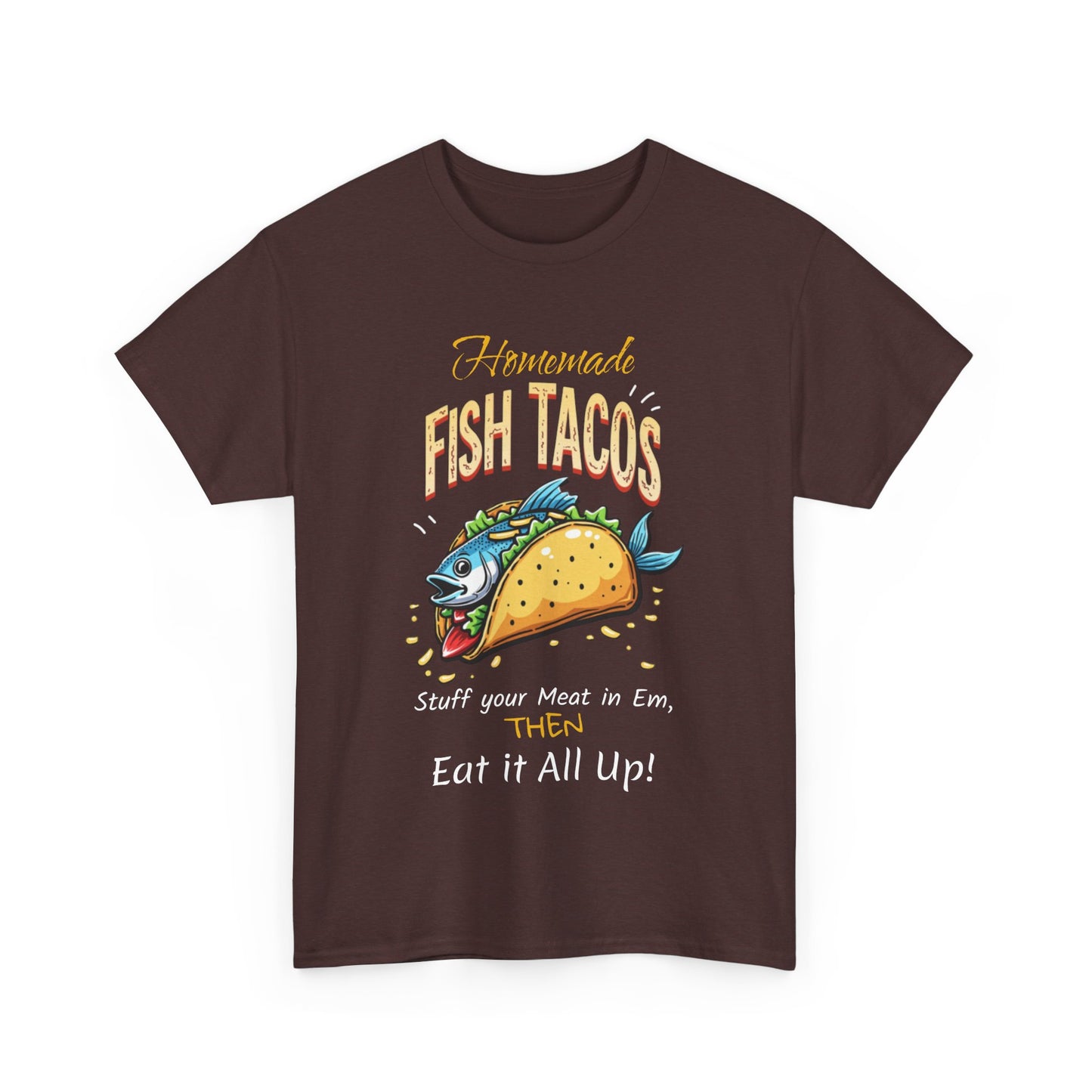 Fish Tacos Unisex Cotton Tee - Perfect for Food Lovers & Taco Tuesday - Psychonaut Swag