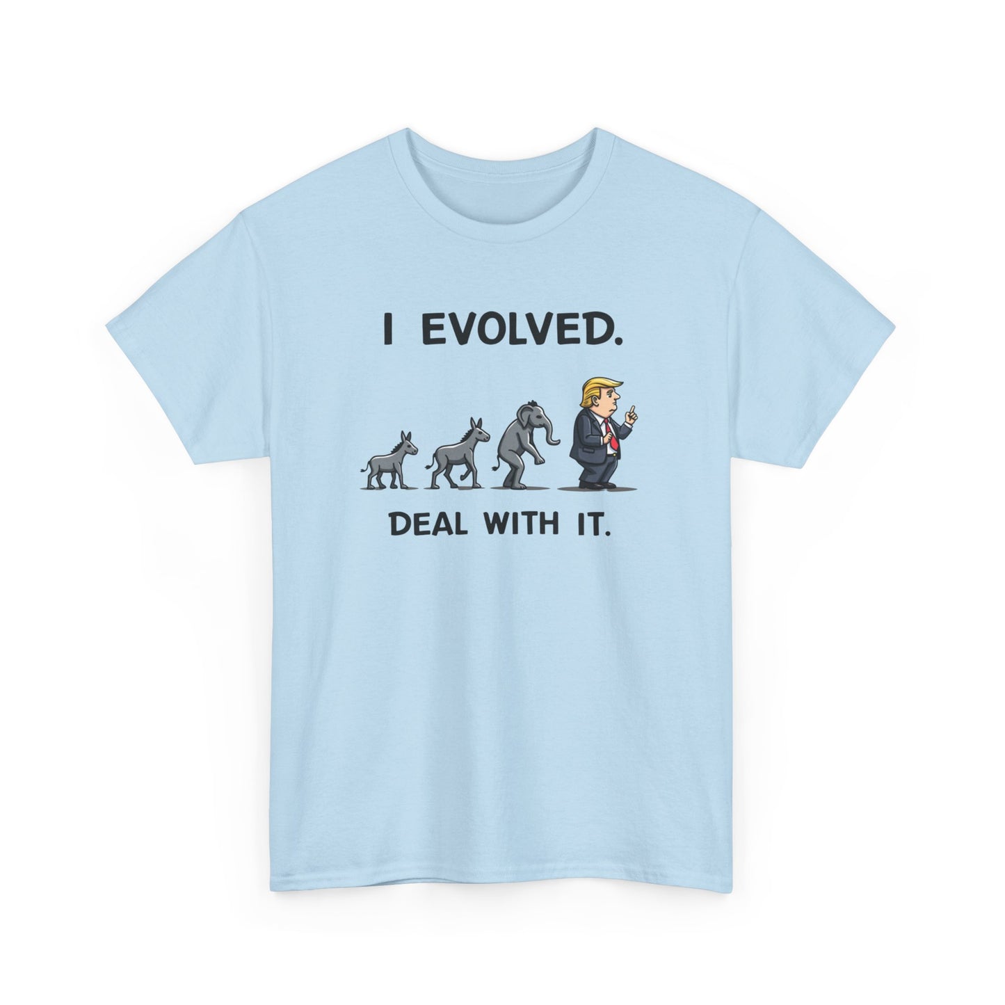 I Evolved, political humor, Funny Unisex T-Shirt, Gift for Dog Lovers, Casual Wear, Statement Shirt - Psychonaut Swag