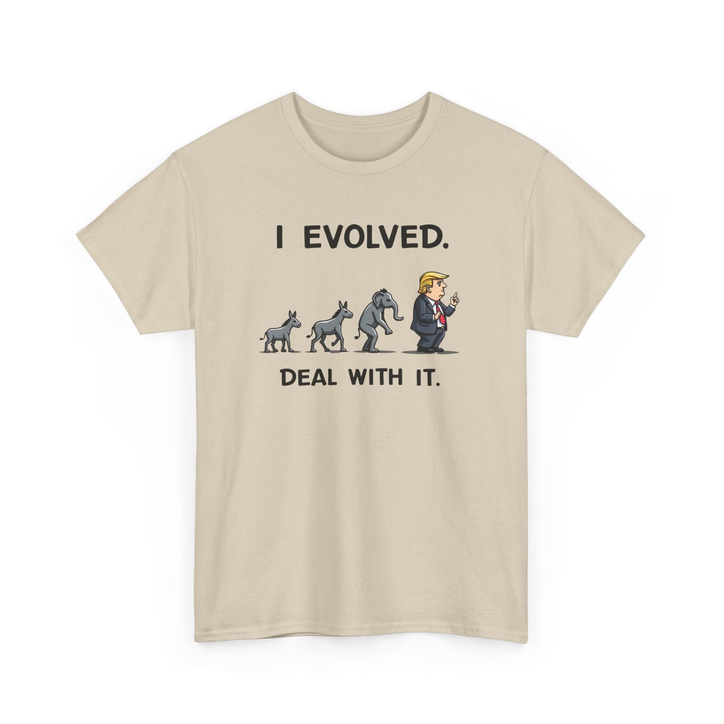 I Evolved, political humor, Funny Unisex T-Shirt, Gift for Dog Lovers, Casual Wear, Statement Shirt - Psychonaut Swag