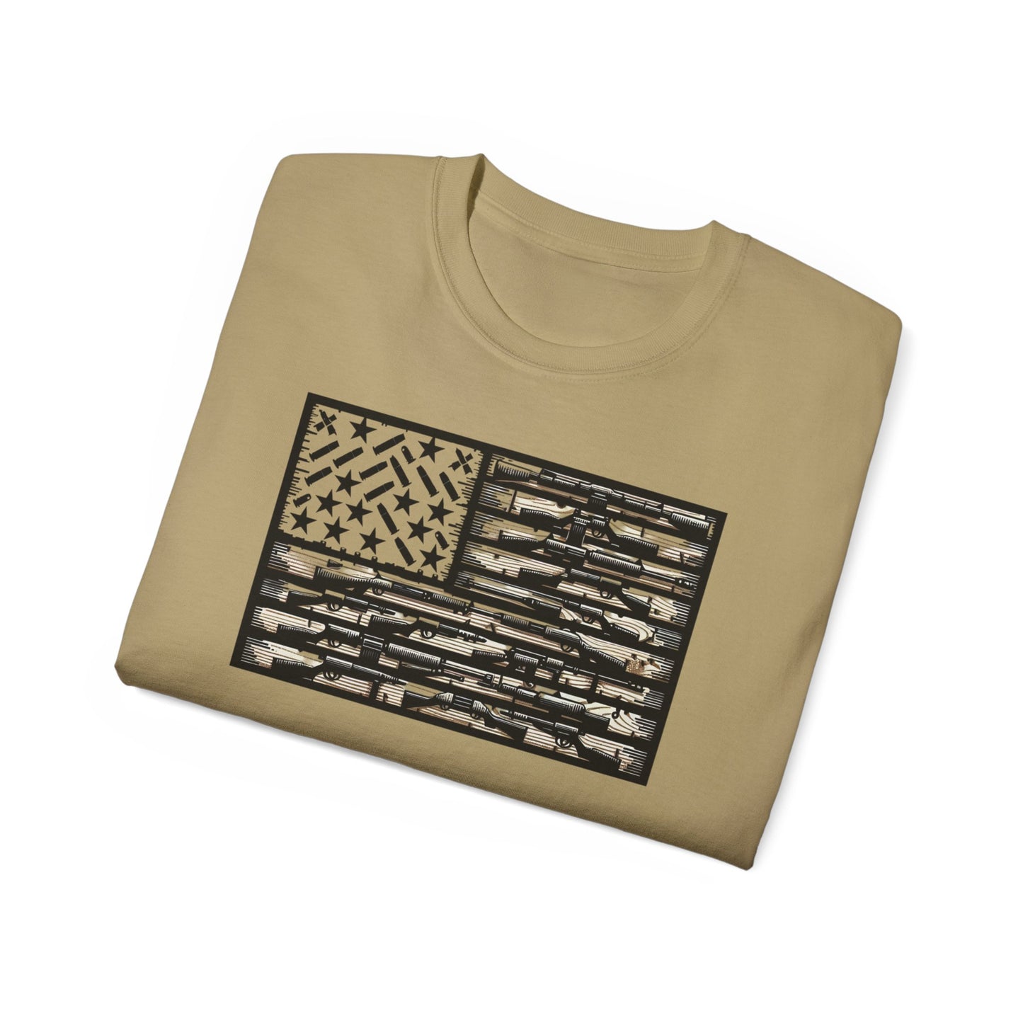 2nd Amendment Flag, Unisex Ultra Cotton Tee - Psychonaut Swag