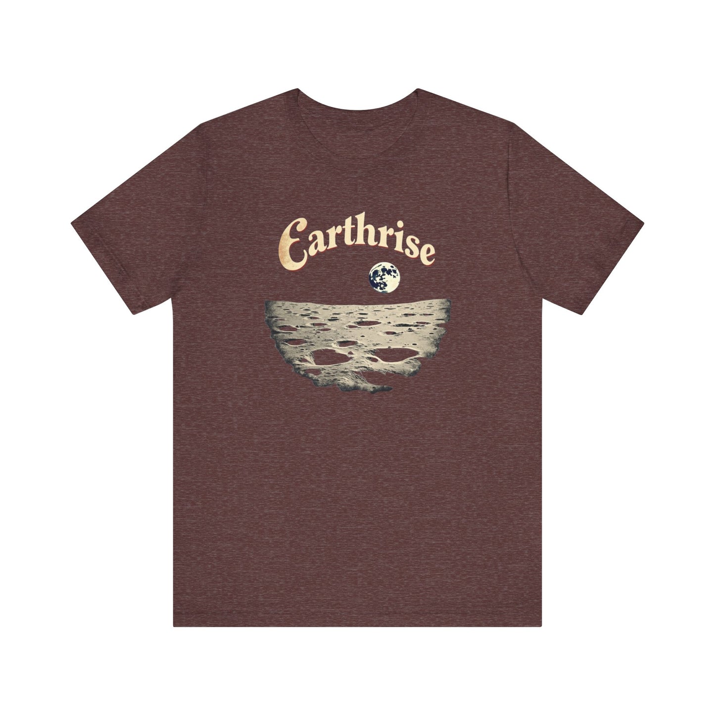 Earthrise Unisex Tee | Vintage Style Graphic Shirt, Eco-Friendly Apparel, Gift for Nature Lovers, Casual Wear, Astronomy Gift