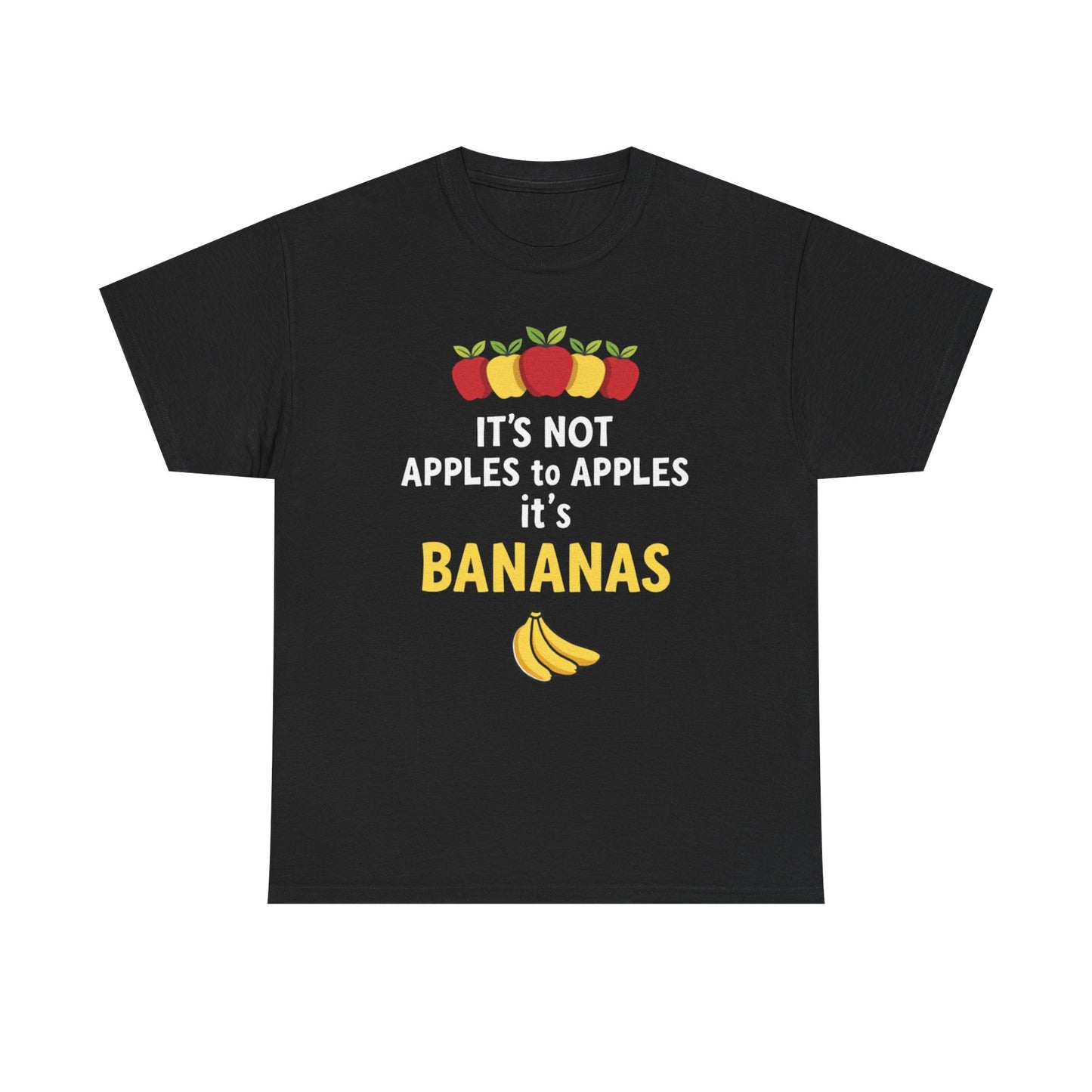Funny Banana T-Shirt: It's Not Apples to Apples, Cute Graphic Tee for Food Lovers, Gift for Birthdays, Casual Wear, Humor Shirt - Psychonaut Swag