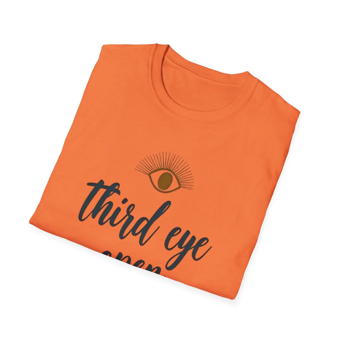Third Eye insight, Open Unisex Softstyle T-Shirt, Spiritual Gift, Graphic Tee, Meditation Apparel, Casual Wear, Yoga Clothing, Unique T-Shirt - Psychonaut Swag