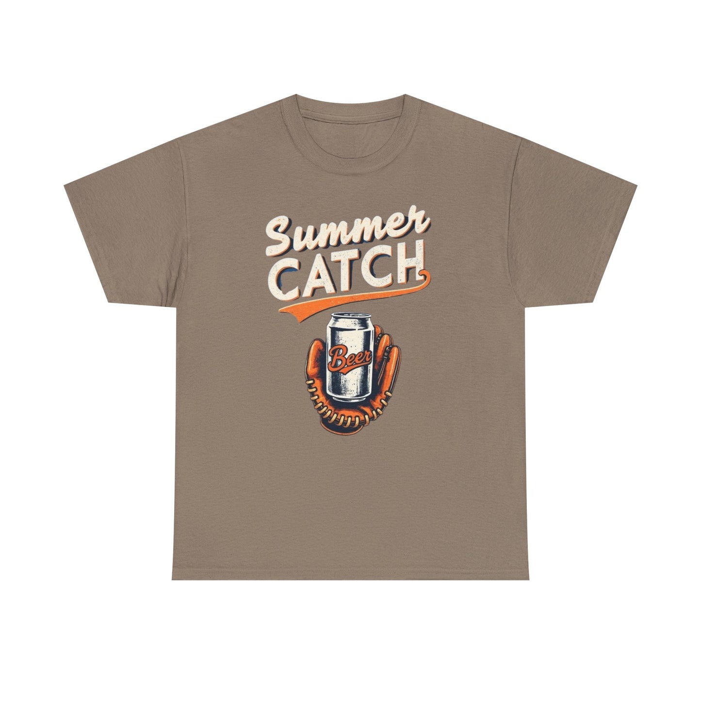 Summer Catch Tee, Casual Summer Shirt, Gift for Beer Lovers, Fun Graphic T-Shirt, Perfect for BBQs and Picnics - Psychonaut Swag