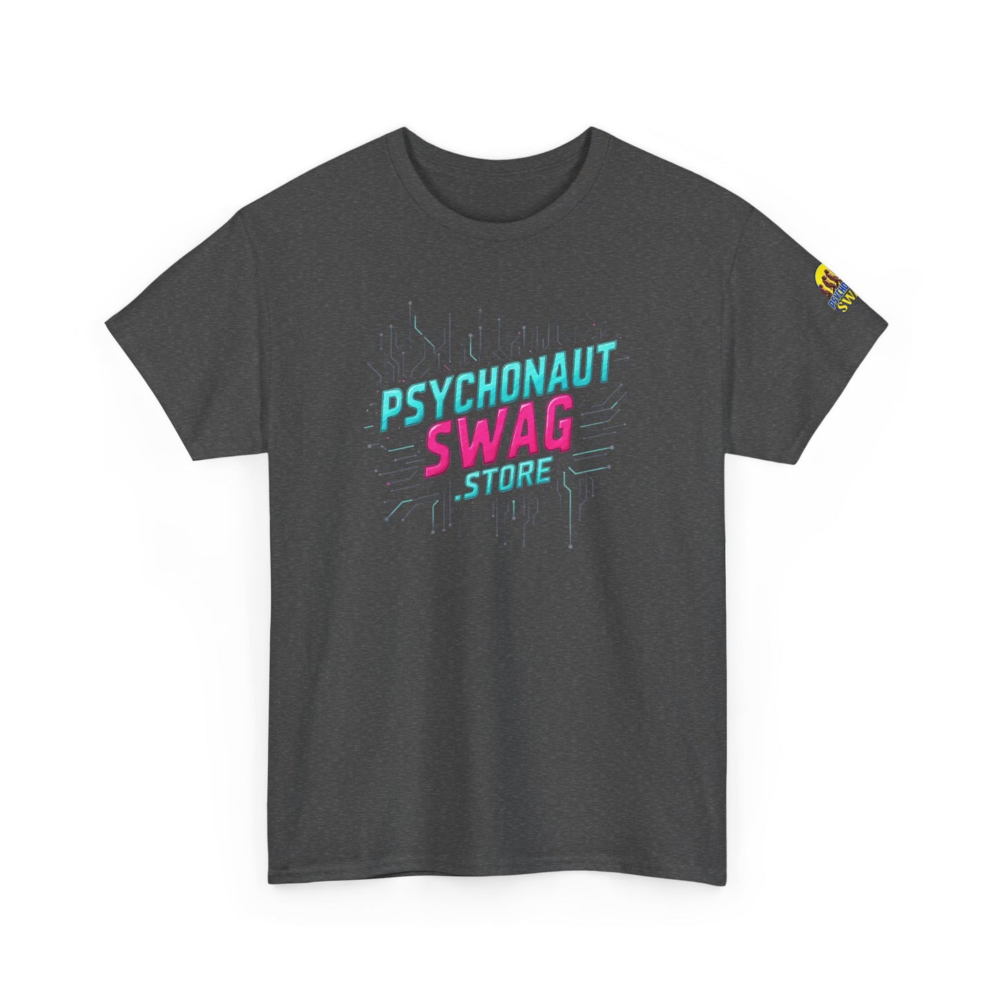 Psychonaut Swag, Human Billboard, Unisex Heavy Cotton Tee
