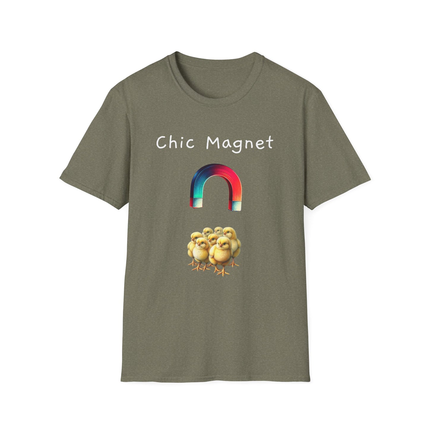 Chic Magnet Unisex Softstyle T-Shirt - Fun and Quirky Graphic Tee - Psychonaut Swag