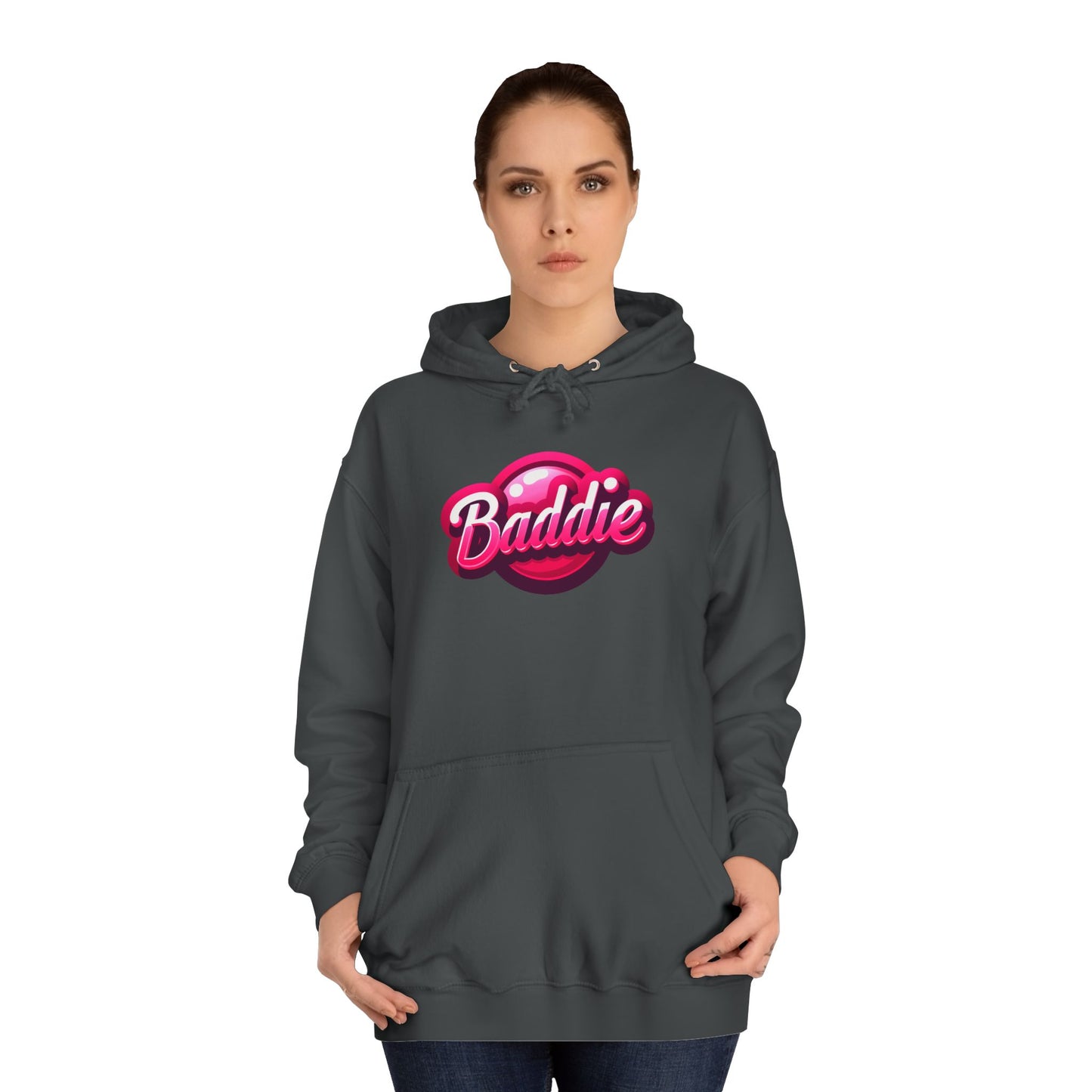 Baddie, Unisex College Hoodie - Psychonaut Swag