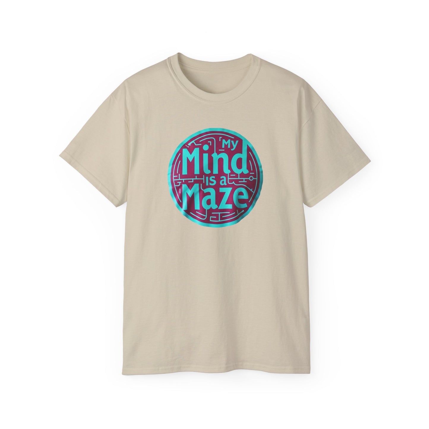 Mind is a Maze Unisex Ultra Cotton Tee - Creative and Thoughtful Shirt - Psychonaut Swag
