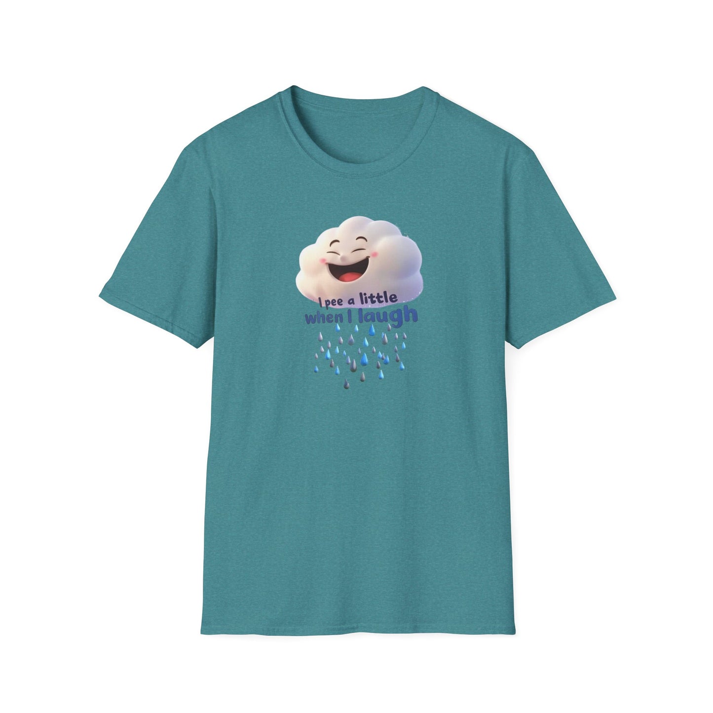 Cloud Laughing Causes Rains, Unisex Softstyle T-Shirt