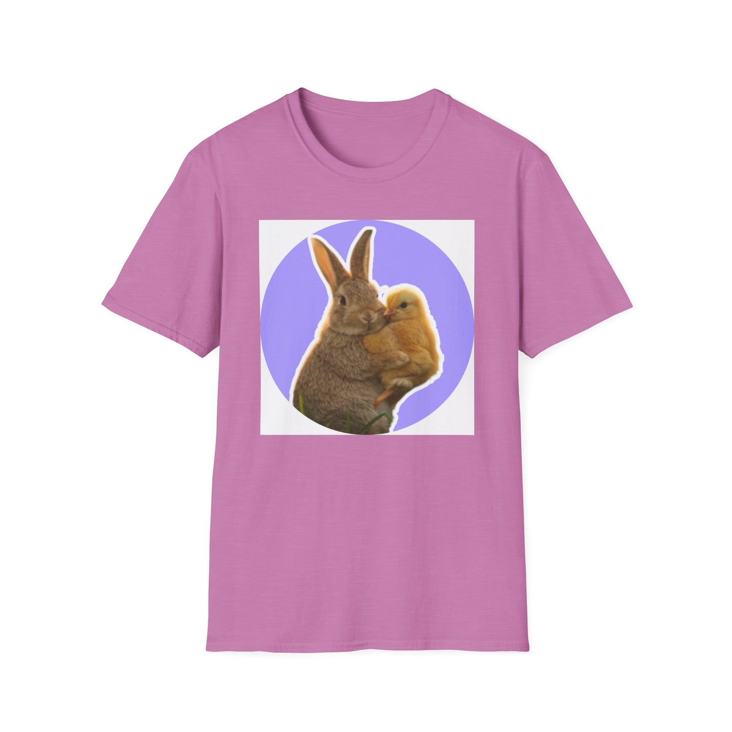 Easter Bunny and Chic, Unisex Softstyle T-Shirt