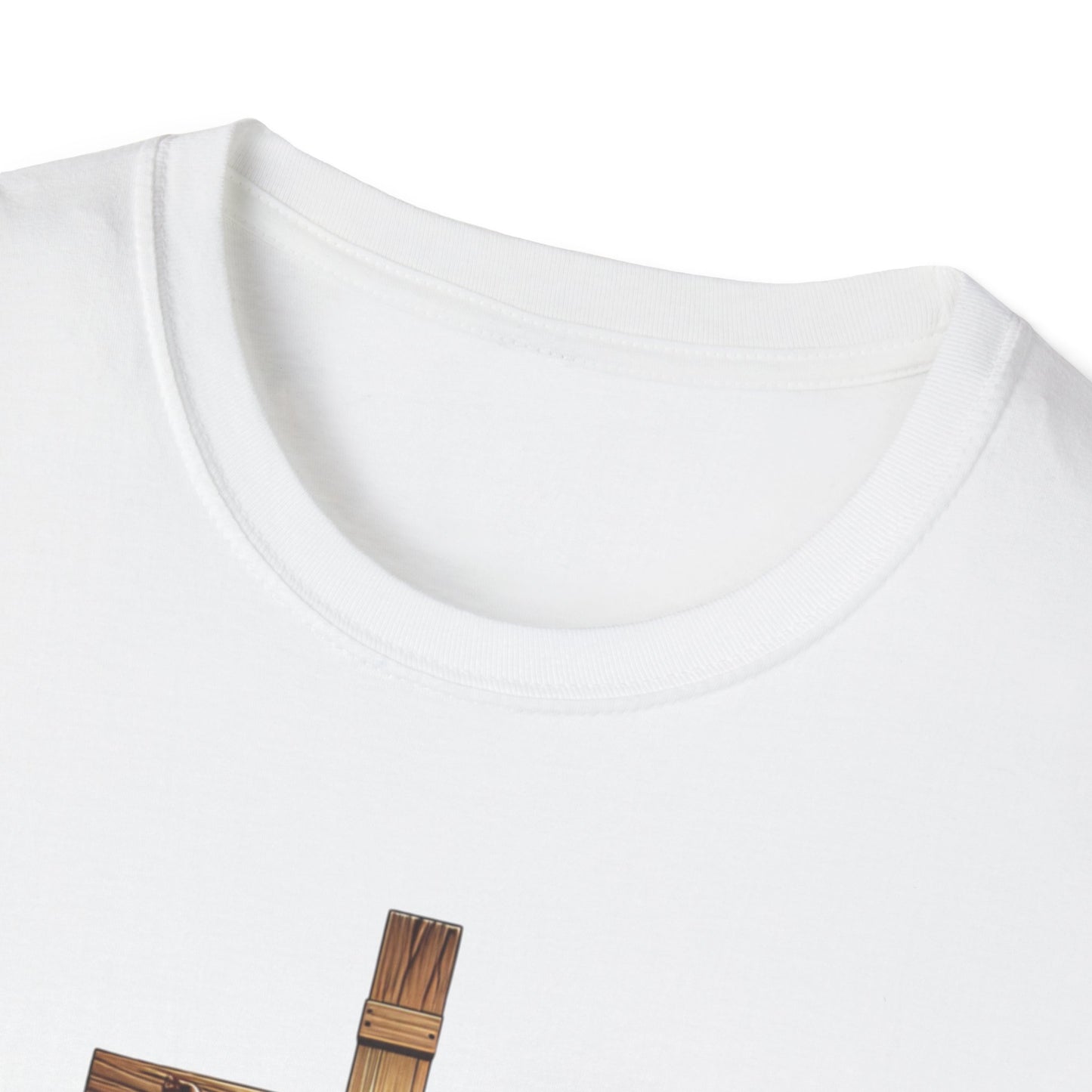 On the Cross, Unisex Softstyle T-Shirt - Psychonaut Swag
