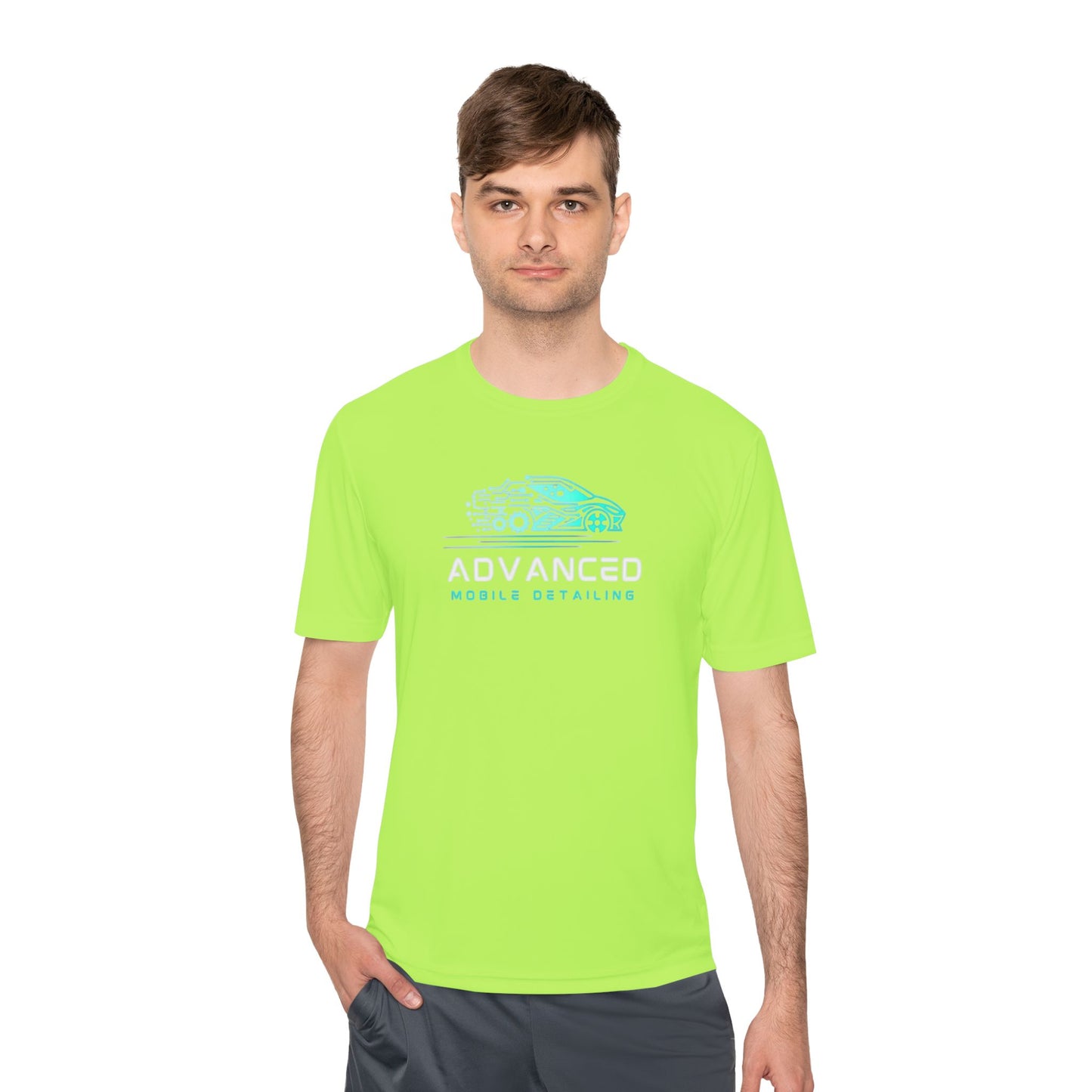 Mobile Detailing, Moisture Wicking Tee for Car Enthusiasts, Active Lifestyle Shirt, Advanced Mobile Detailing Tee, Sportswear Gift for Him, Fitness Apparel