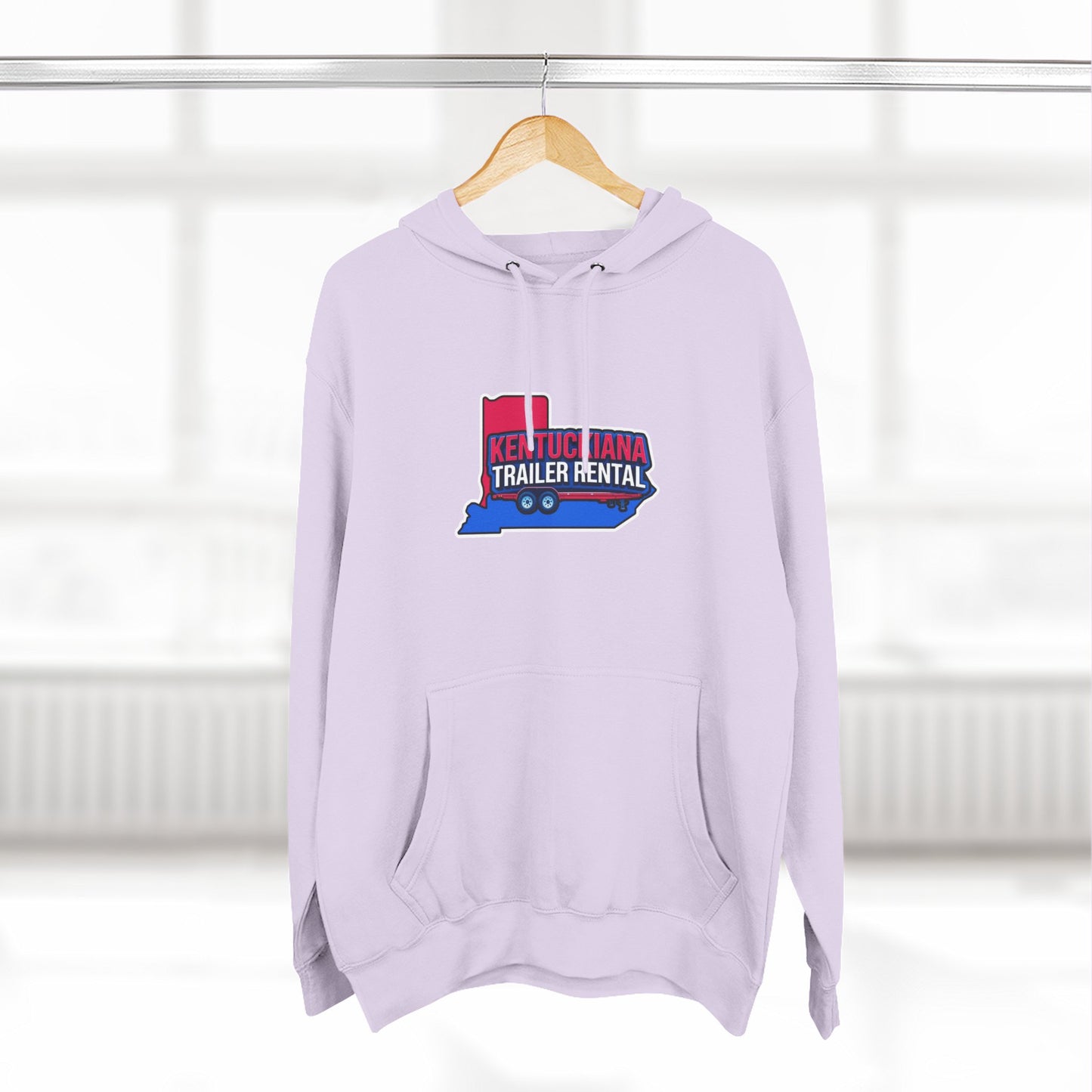 Kentuckiana Trailer Rental Hoodie | Cozy Casual Wear, Perfect for Road Trips, Gift for Outdoor Enthusiasts, Iconic Travel Style