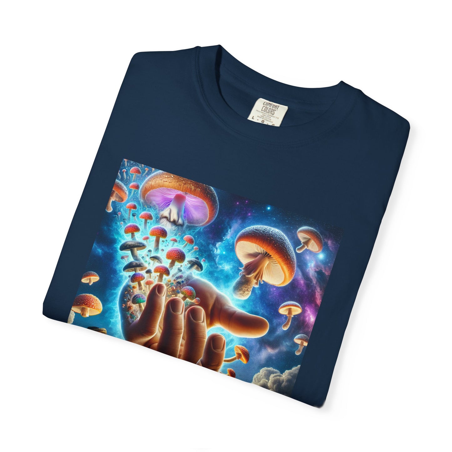 Mushrooms Gifted, Unisex Garment-Dyed T-shirt - Psychonaut Swag
