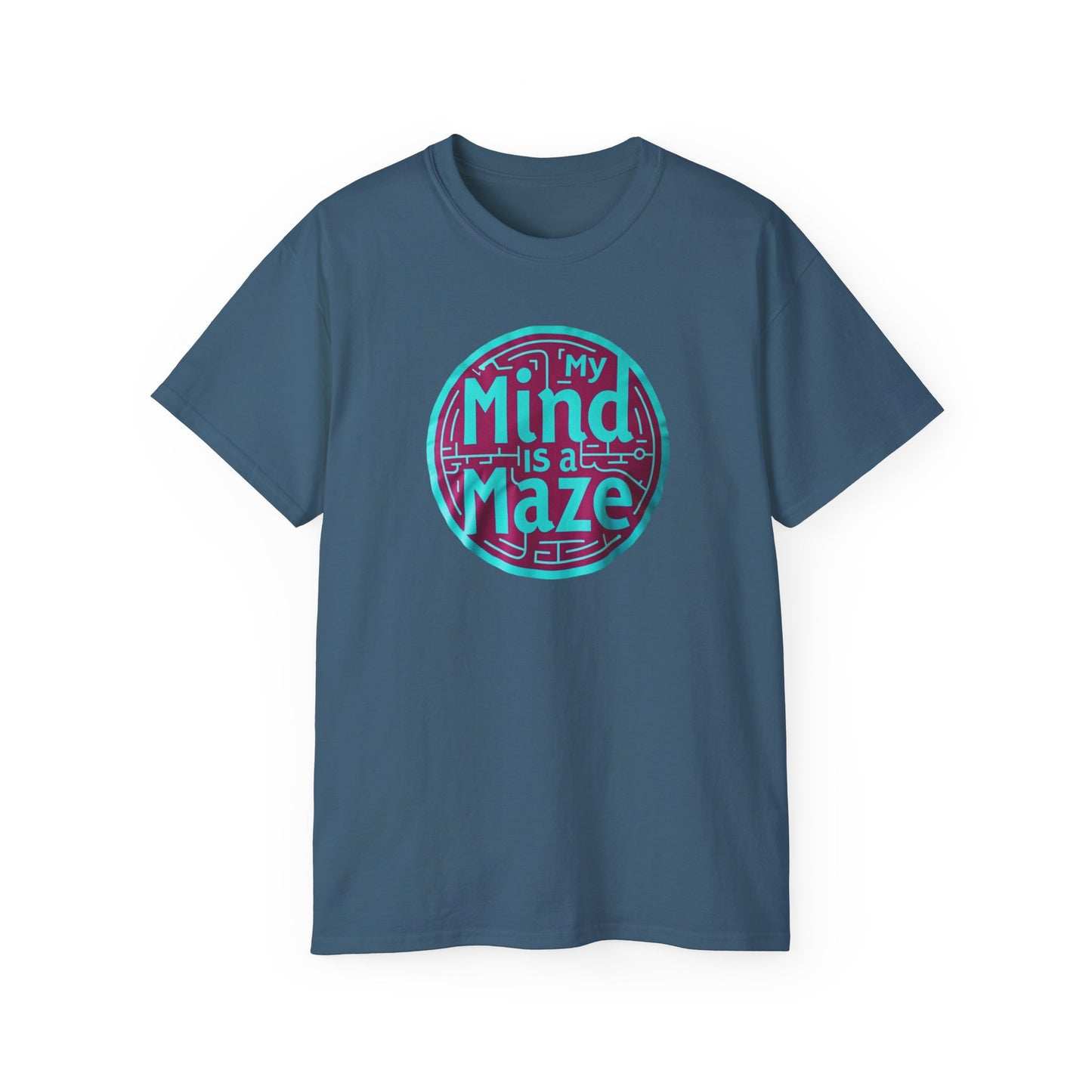 Mind is a Maze Unisex Ultra Cotton Tee - Creative and Thoughtful Shirt - Psychonaut Swag