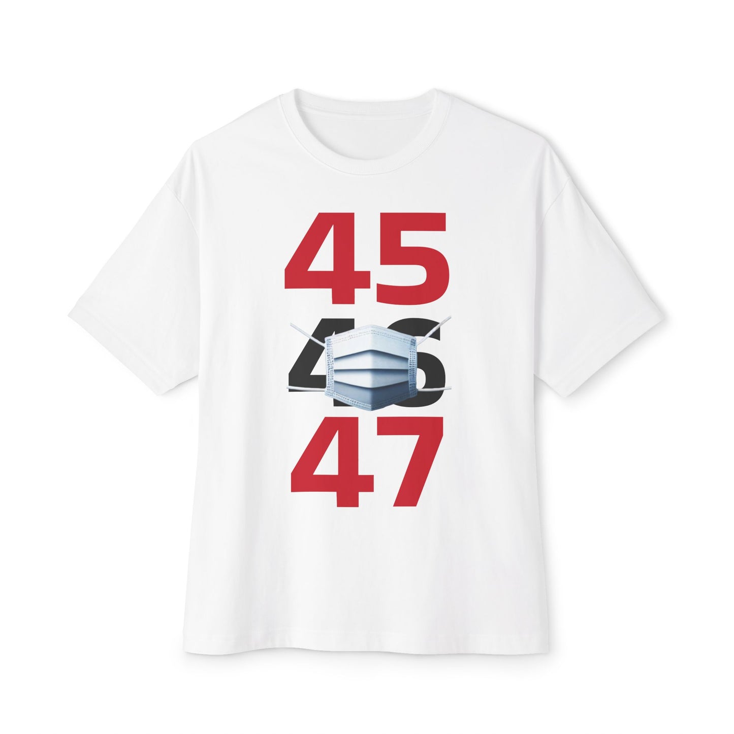 45-47 tee, Unisex Oversized Boxy Tee - Psychonaut Swag