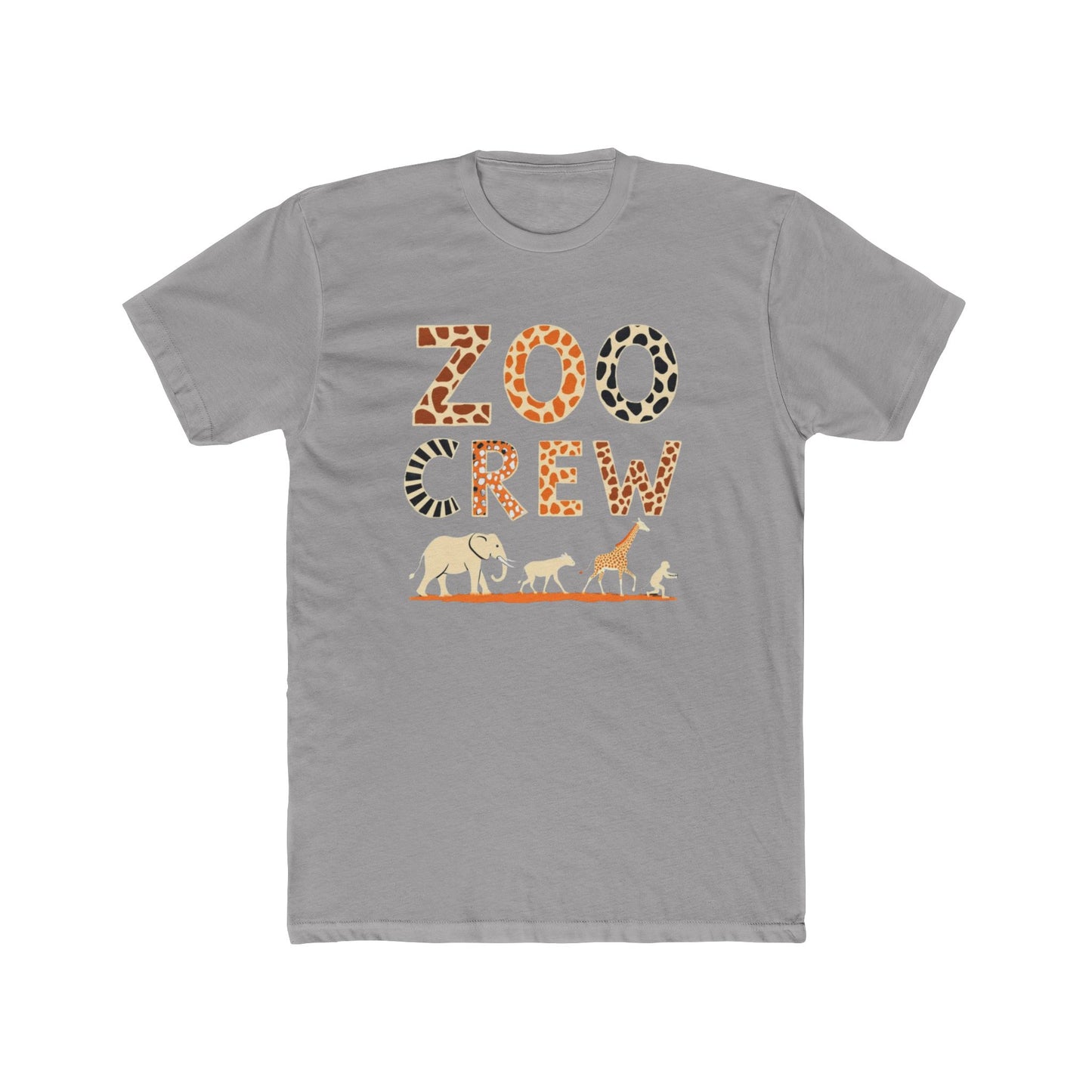 Zoo Crew Unisex Cotton Crew Tee, Animal Shirt, Wildlife Apparel, Zoo Membership Gift, Family Outing Tee, Fun Educational Outfits - Psychonaut Swag