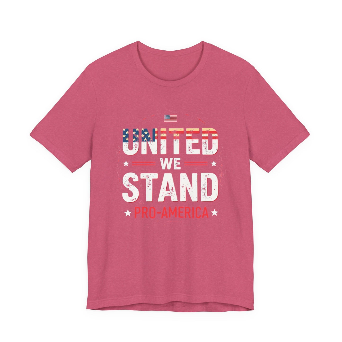 United We Stand Pro-America Unisex Tee - Casual Patriotic Shirt - Psychonaut Swag