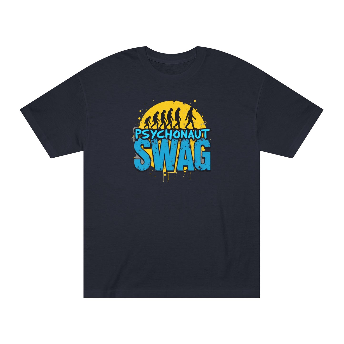 Psycho Swag Unisex Classic Tee - Trendy Graphic T-Shirt for Gamers & Psychonauts, Quirky Gift, Casual Wear, Unique Fashion - Psychonaut Swag