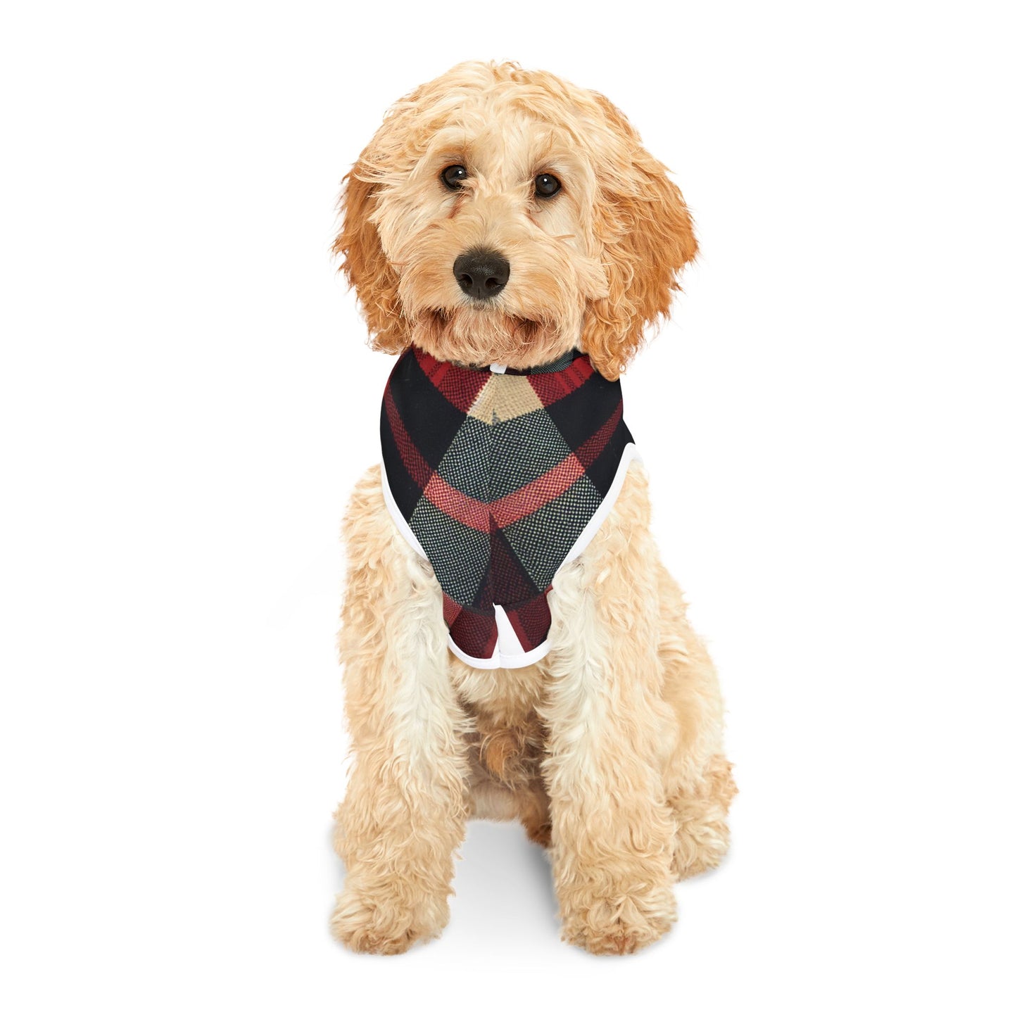 Plaid, red/black, Pet Hoodie, Hoodies for hounds - Psychonaut Swag