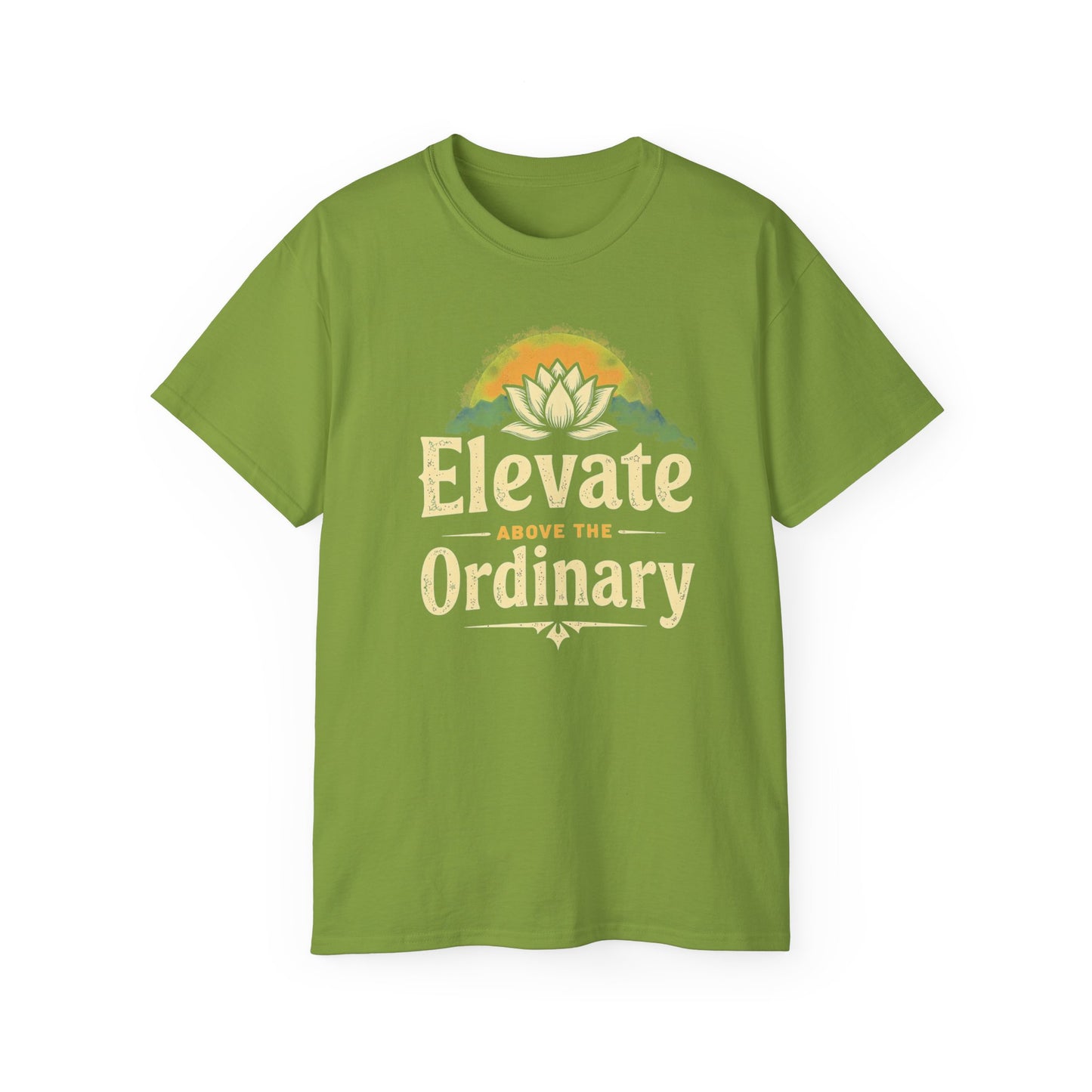Inspirational Unisex Ultra Cotton Tee - 'Elevate Above the Ordinary' - Psychonaut Swag