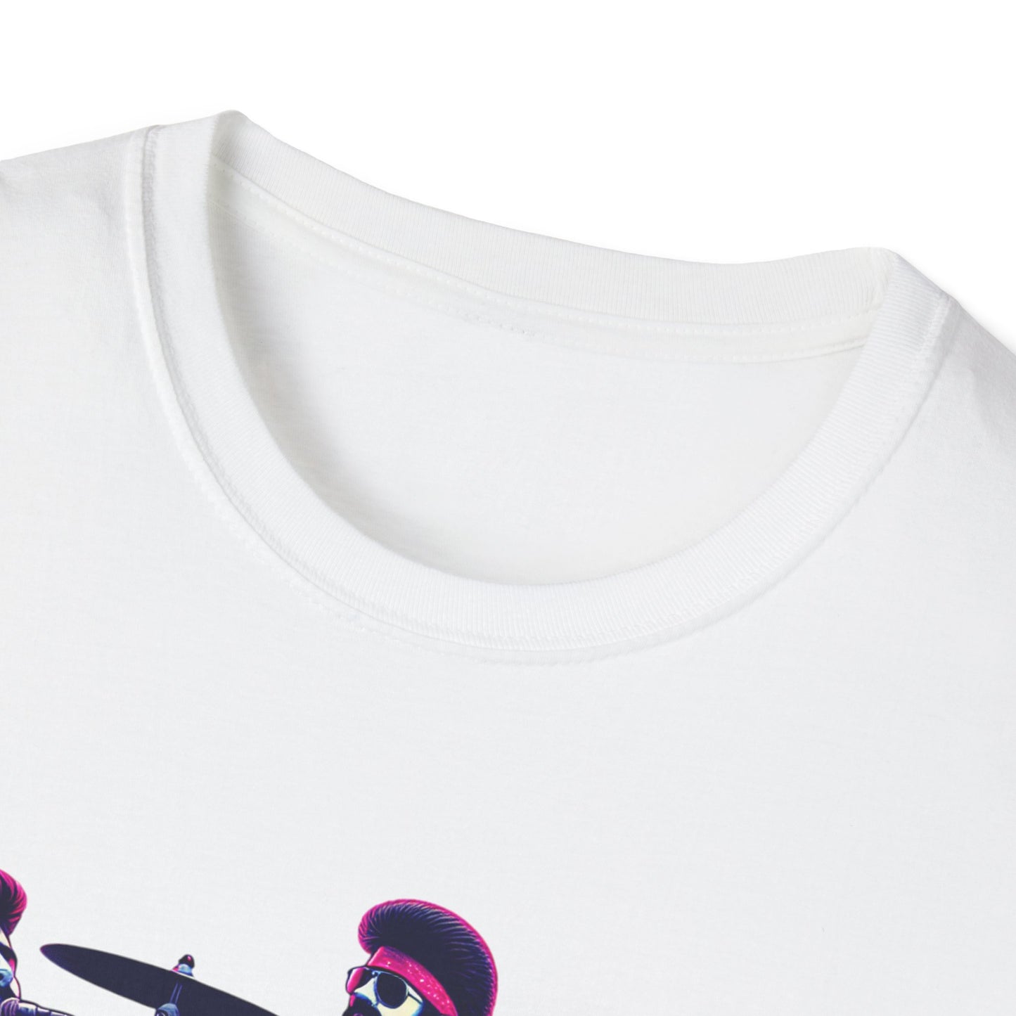 The Kentucky Waterfall, Retro Music Band Unisex Softstyle T-Shirt - Perfect for Concerts and Festivals - Psychonaut Swag