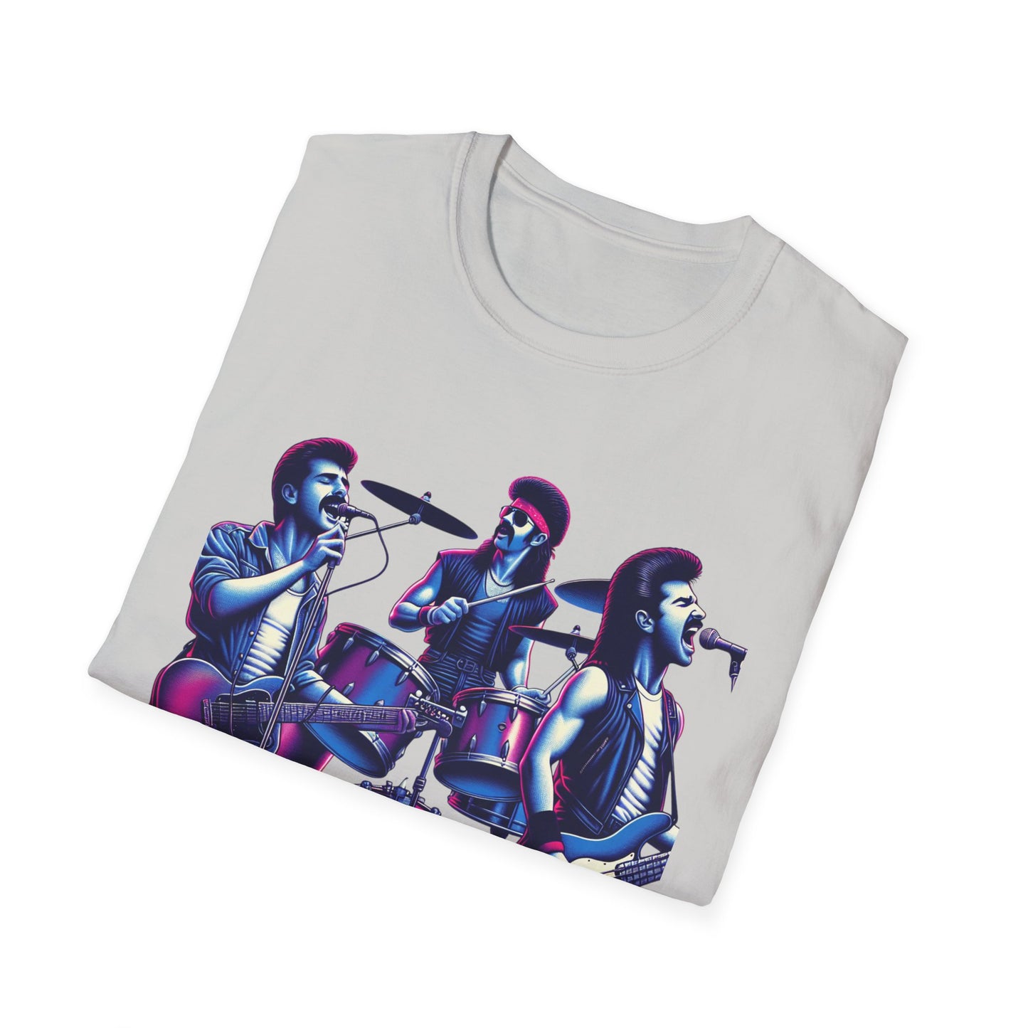 The Kentucky Waterfall, Retro Music Band Unisex Softstyle T-Shirt - Perfect for Concerts and Festivals - Psychonaut Swag