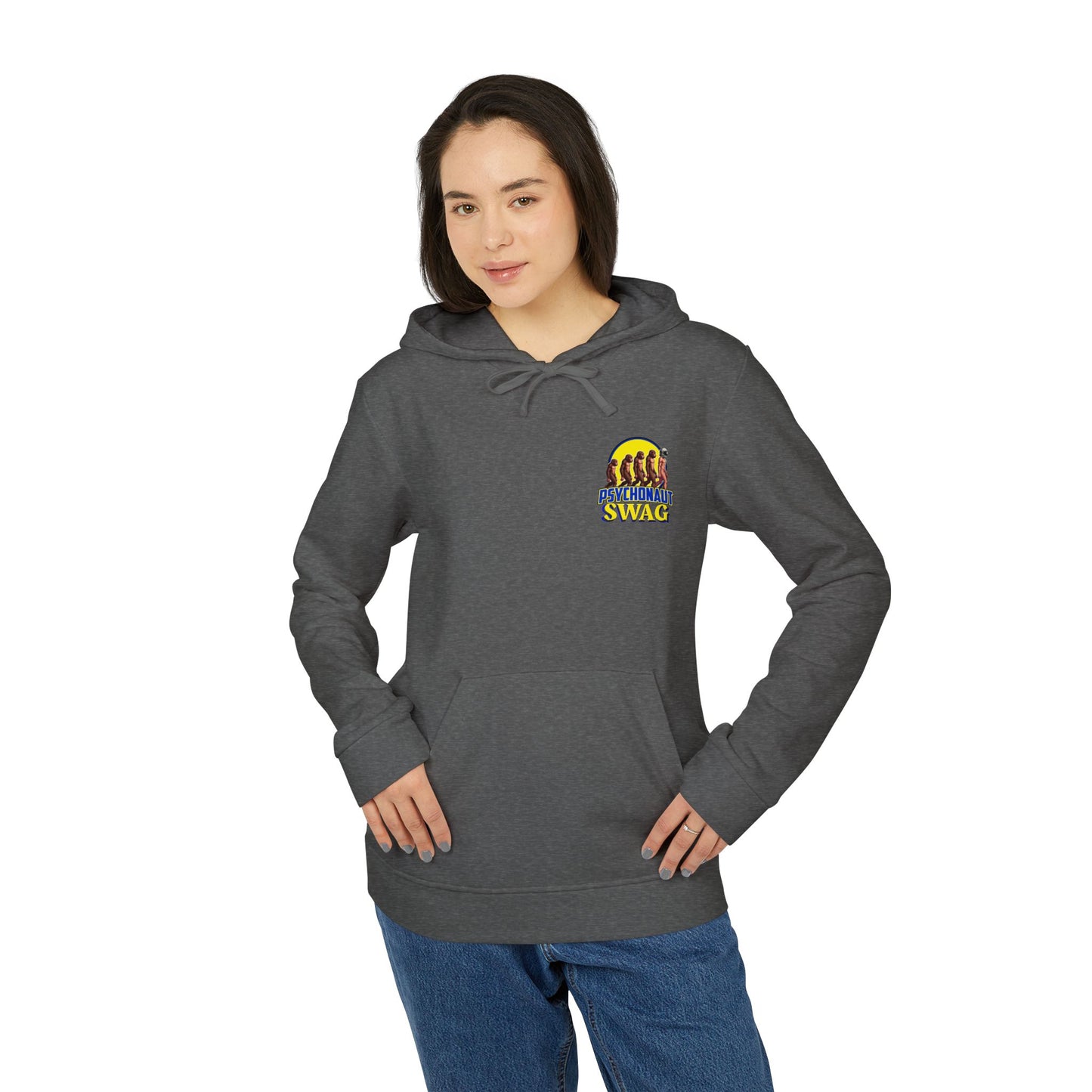 Psychonat Swag Logo, adidas Unisex Fleece Hoodie - Psychonaut Swag