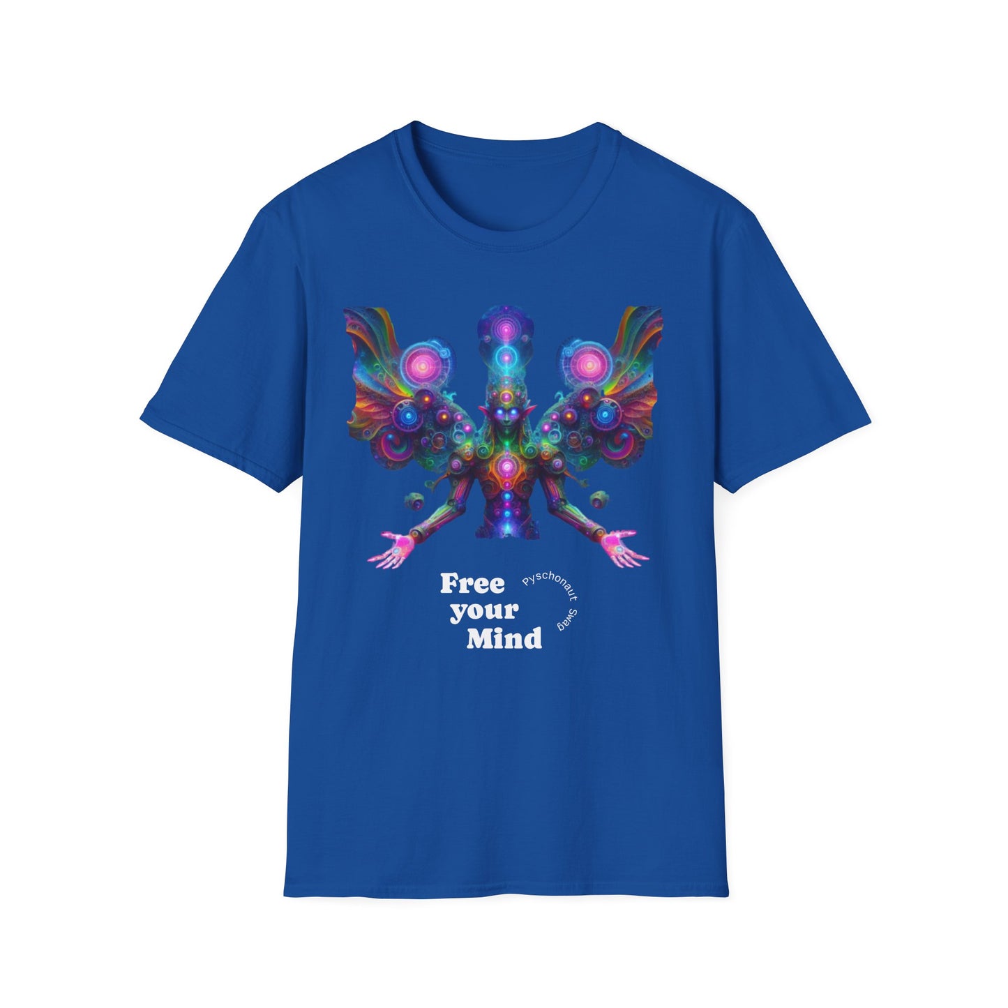 Mechanical Elf, Psychonaut Swag, Unisex Softstyle T-Shirt - Psychonaut Swag