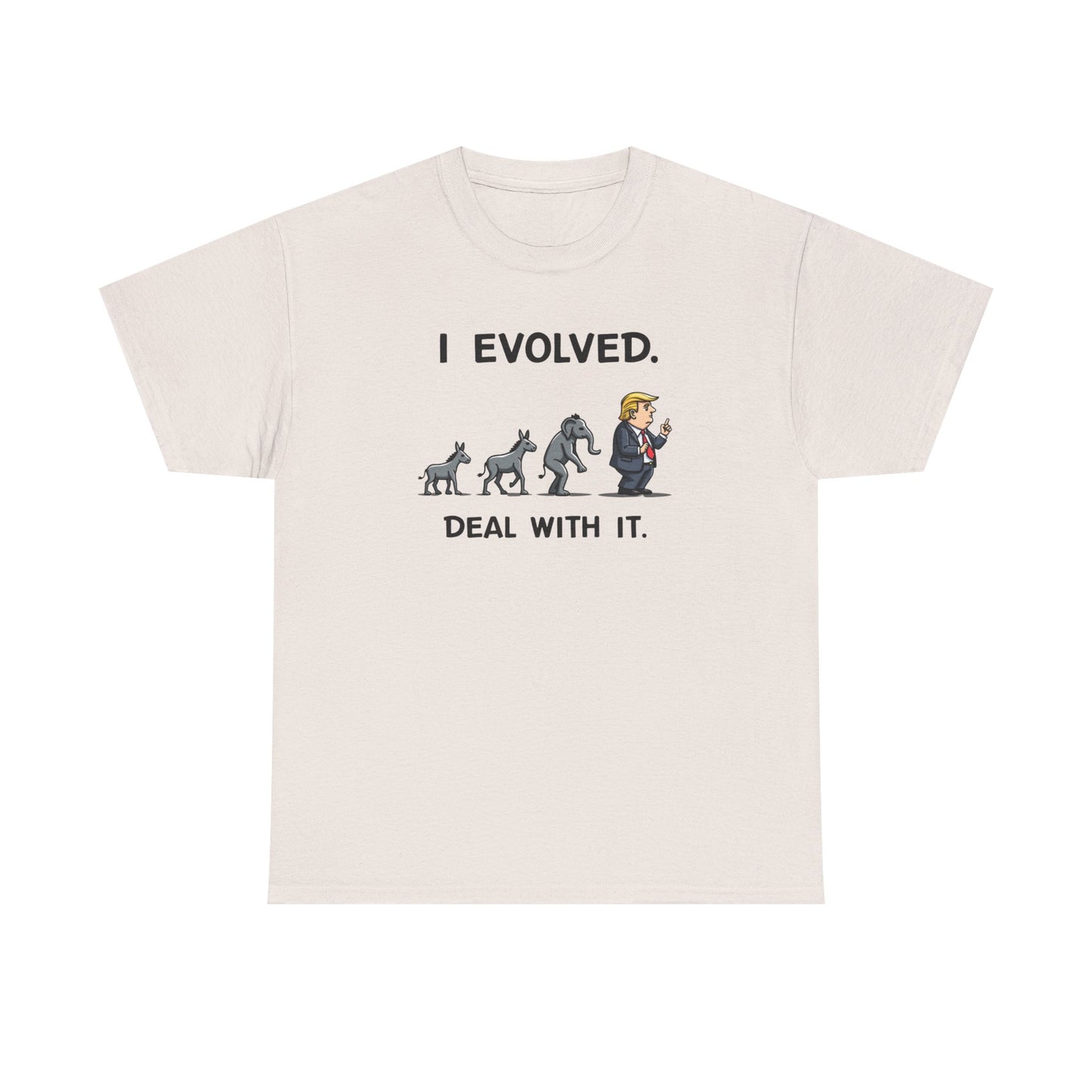 I Evolved, political humor, Funny Unisex T-Shirt, Gift for Dog Lovers, Casual Wear, Statement Shirt - Psychonaut Swag