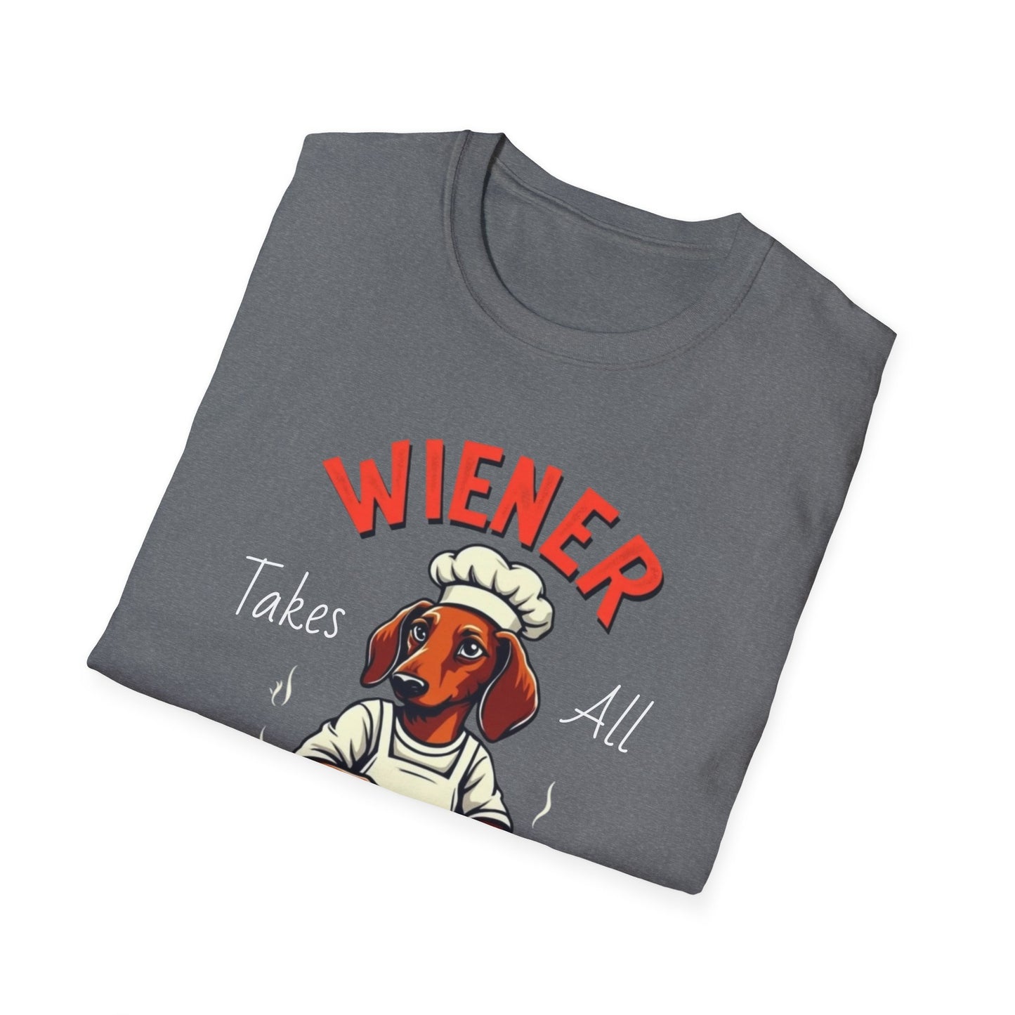 Wiener takes all, Dog Humor T-Shirt, Funny Pet Lover Gift, Cute Dog Tee, Unisex Funny Shirt, Dog Lover's Apparel - Psychonaut Swag
