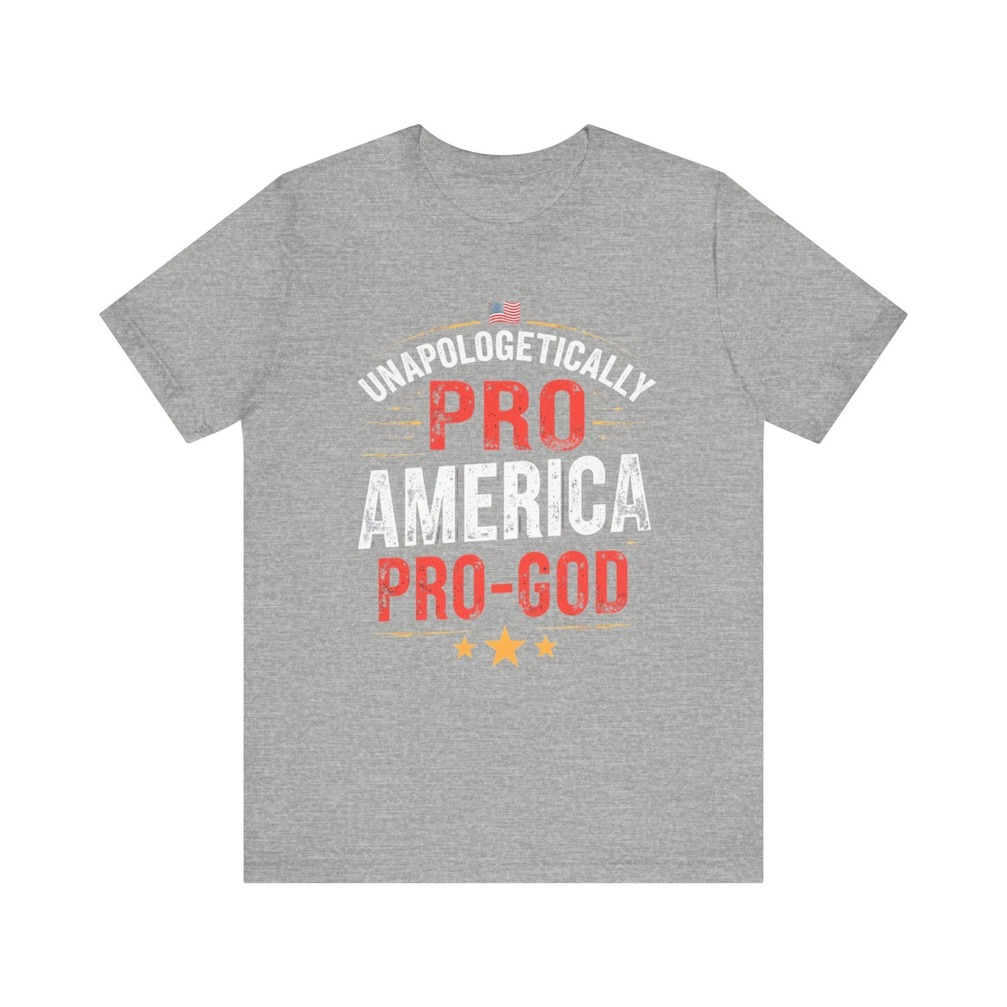 Pro-America Pro-God Tee - Patriotic Jersey T-Shirt - Psychonaut Swag